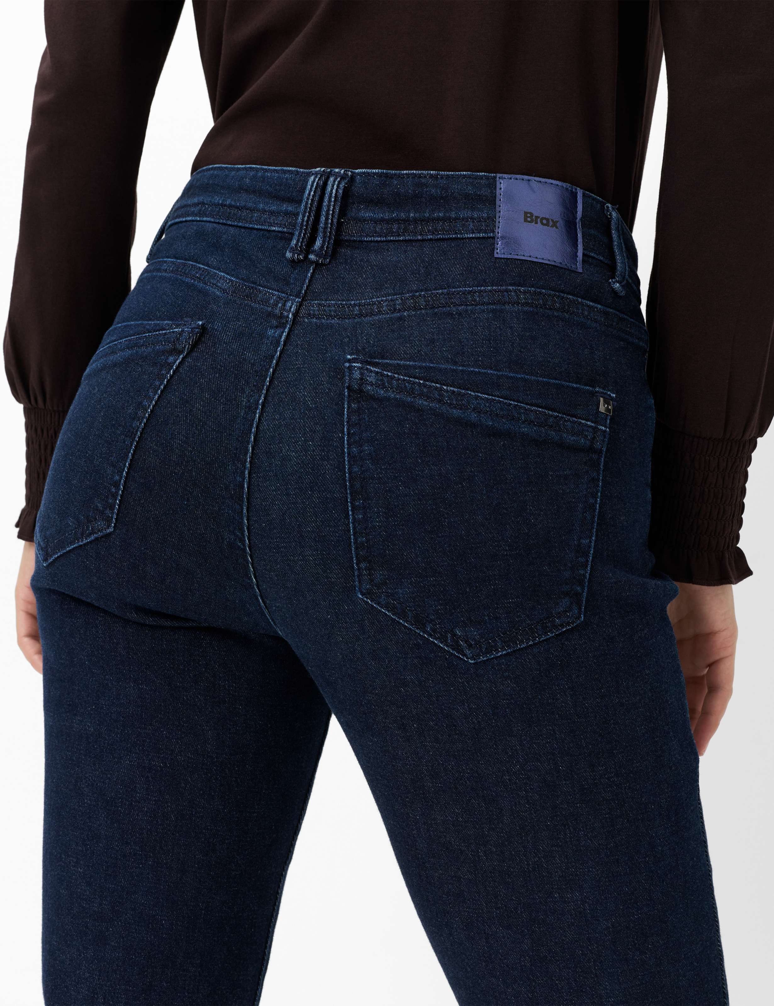 Damen Style CAROLA Denim Dunkelblau Feminine Fit Detail 2