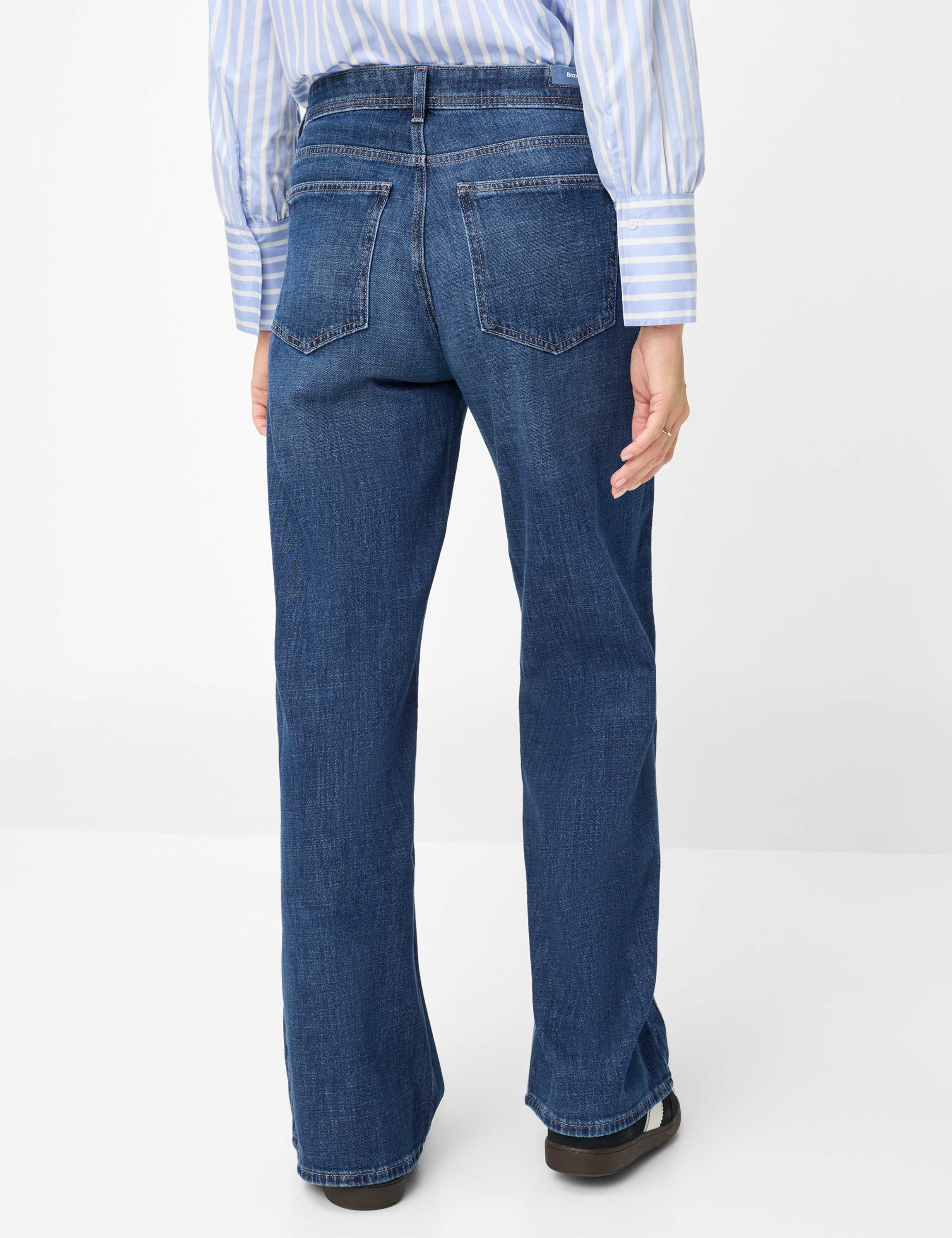 Thumbnail - Brax Damen Five-Pocket-Hose Style MORGAN USED REGULAR BLUE, denim blau, Gr. 34K