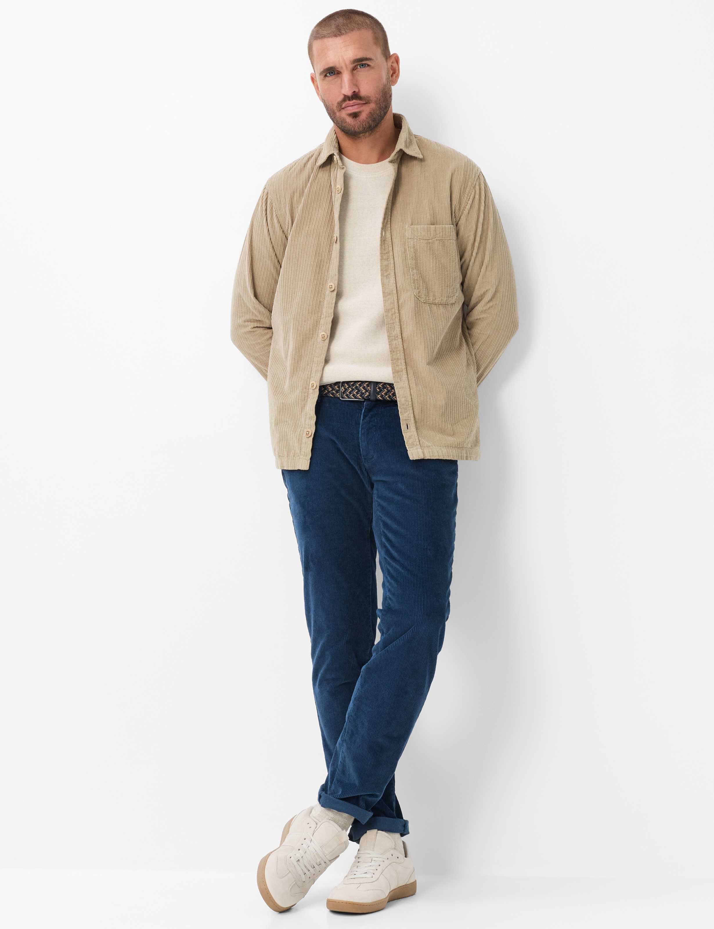 Men Style CADIZ Blue Straight fit Model Outfit