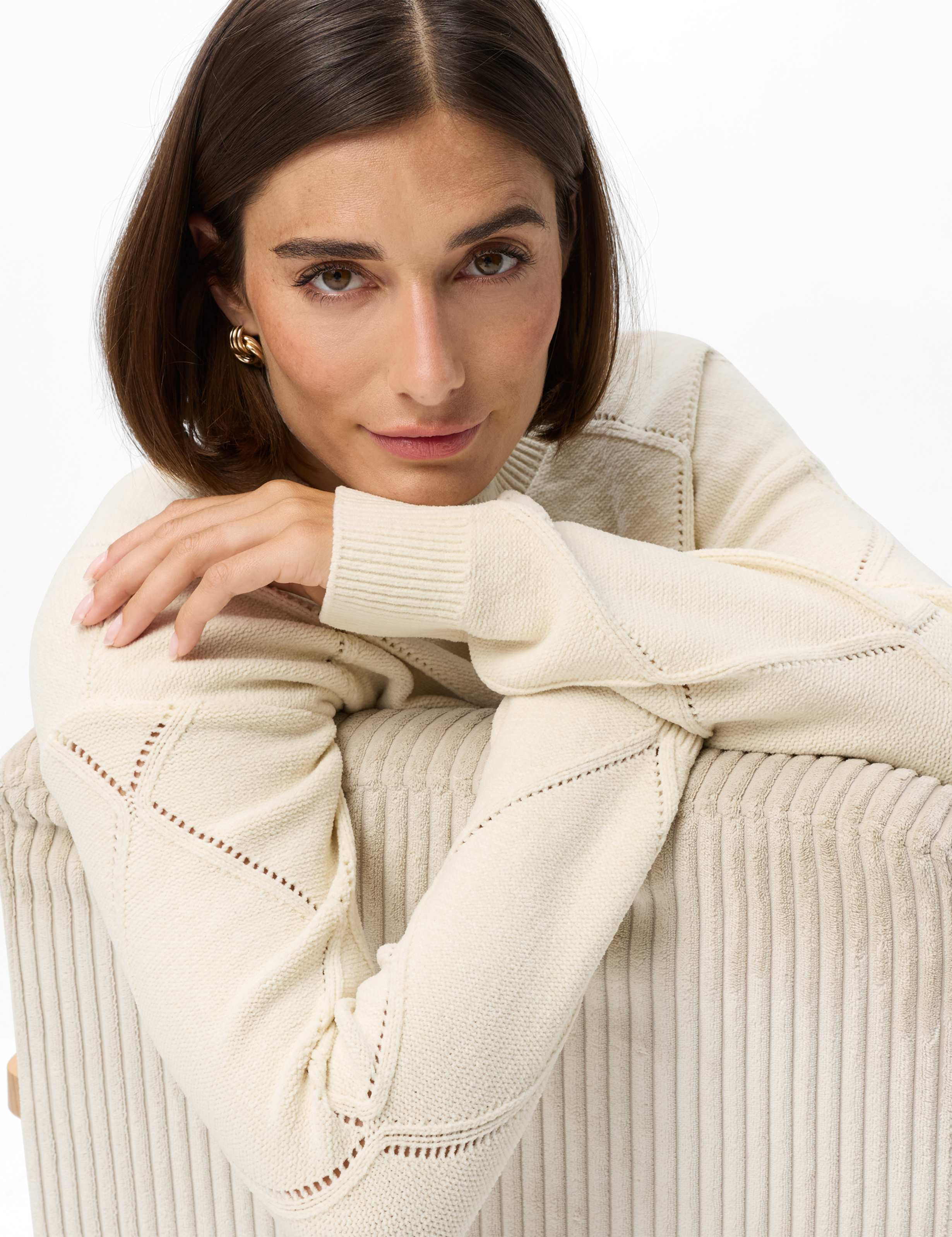 Femme Style LISA Beige Clair  Détail 1
