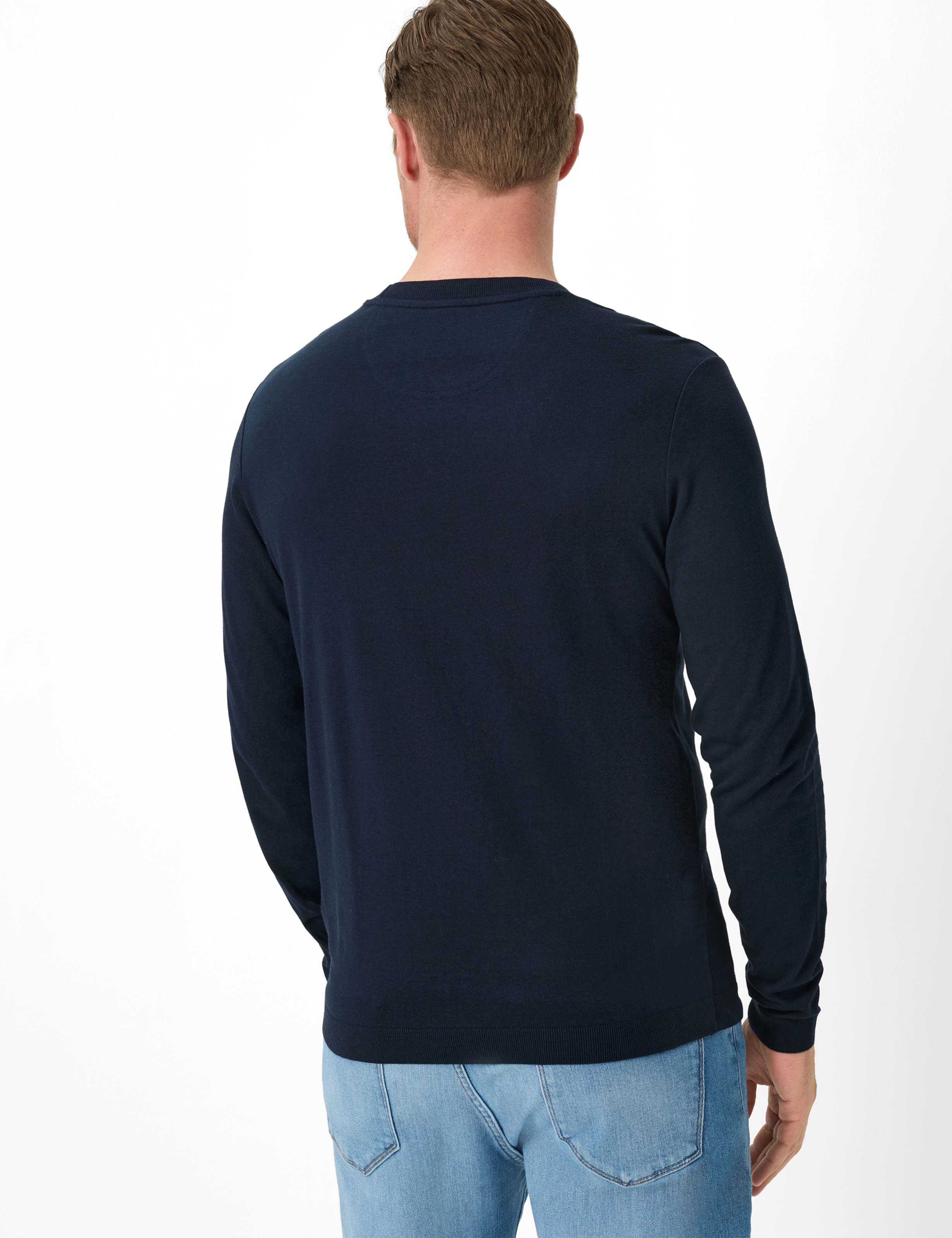 Thumbnail - Brax Herren Shirt Style TIMON navy, dunkelblau, Gr. M