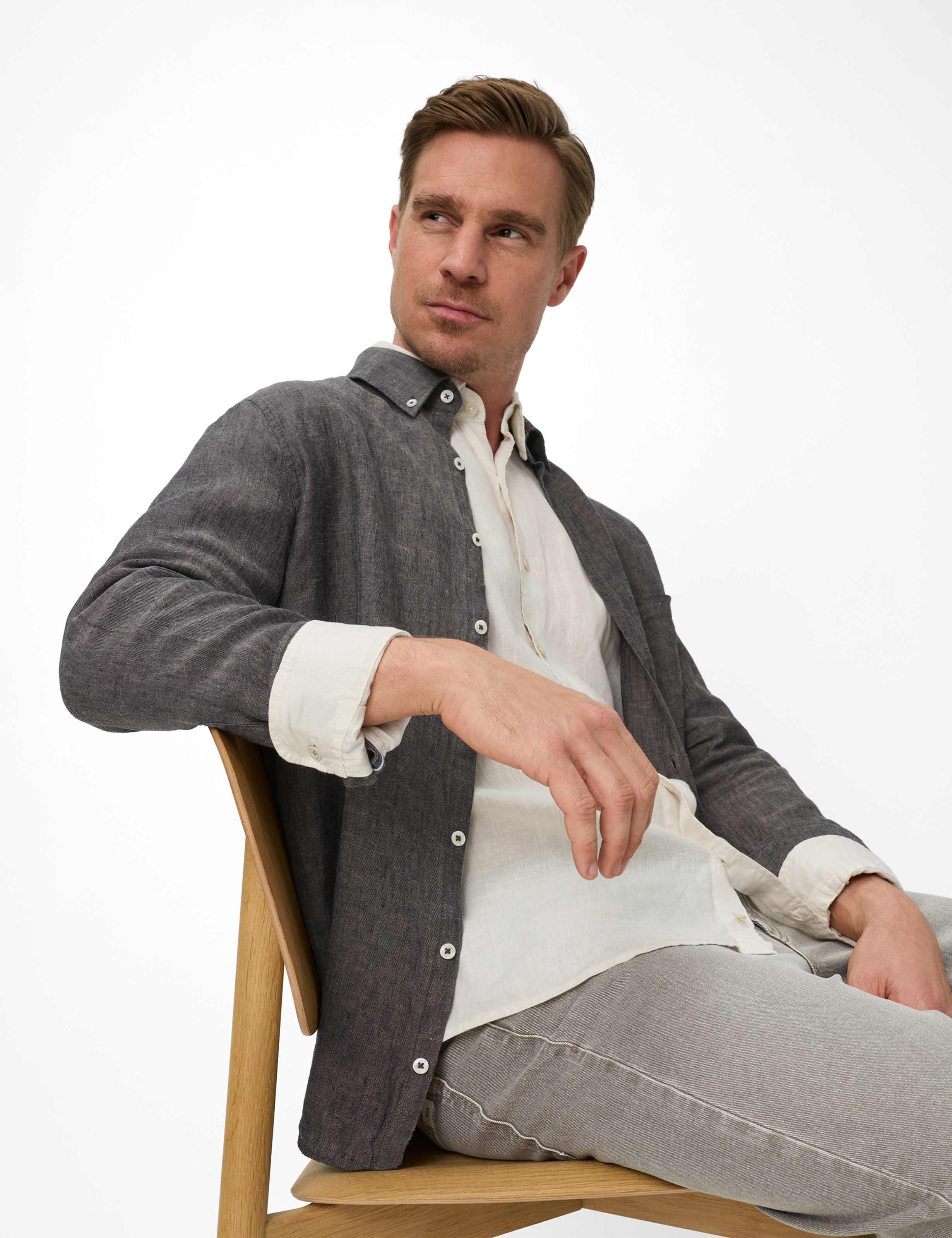 Homme Style DANIEL Marron Foncé  Détail 1