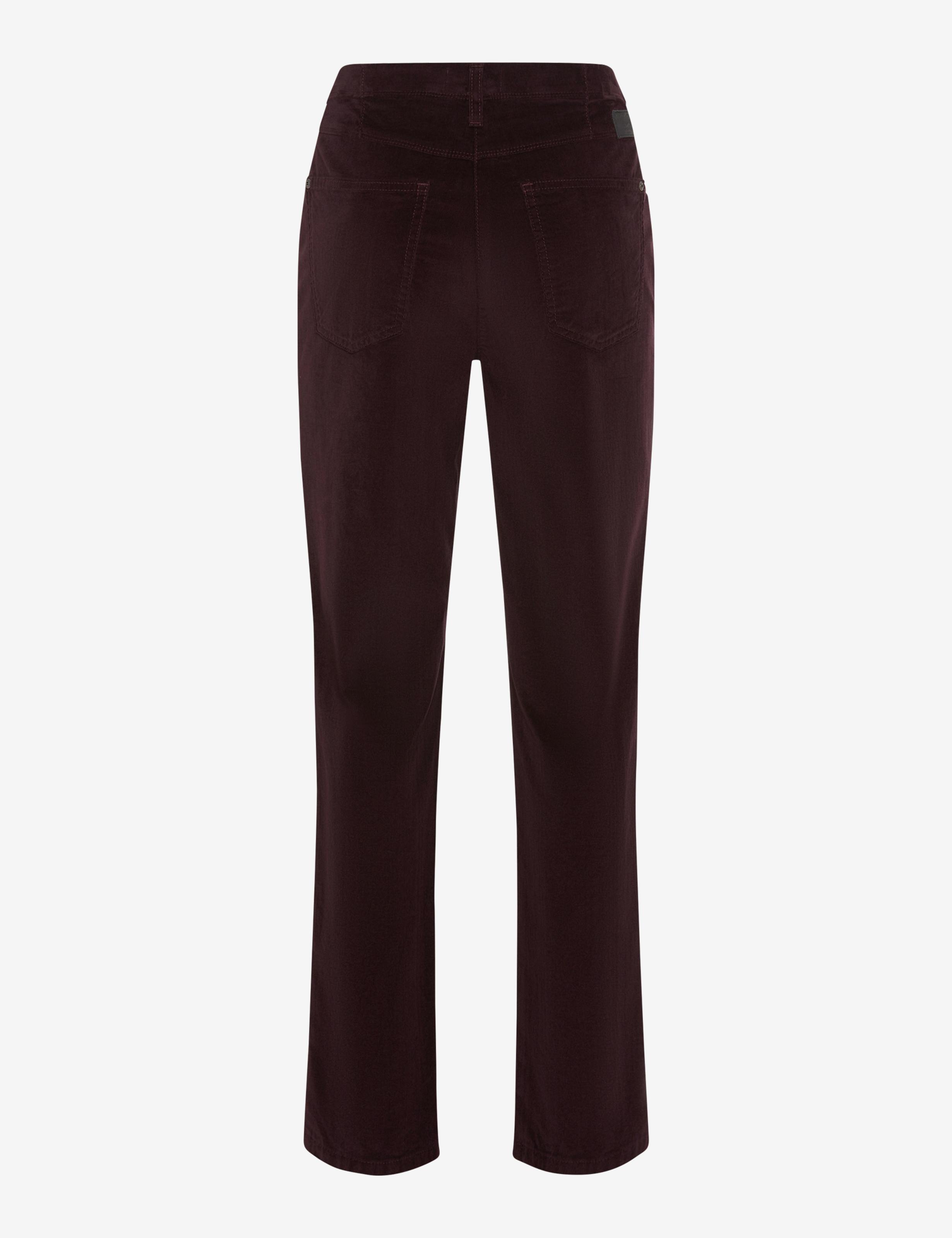 Damen Style LAURA NEW Dunkelrot Super Slim Fit Freisteller Rueck