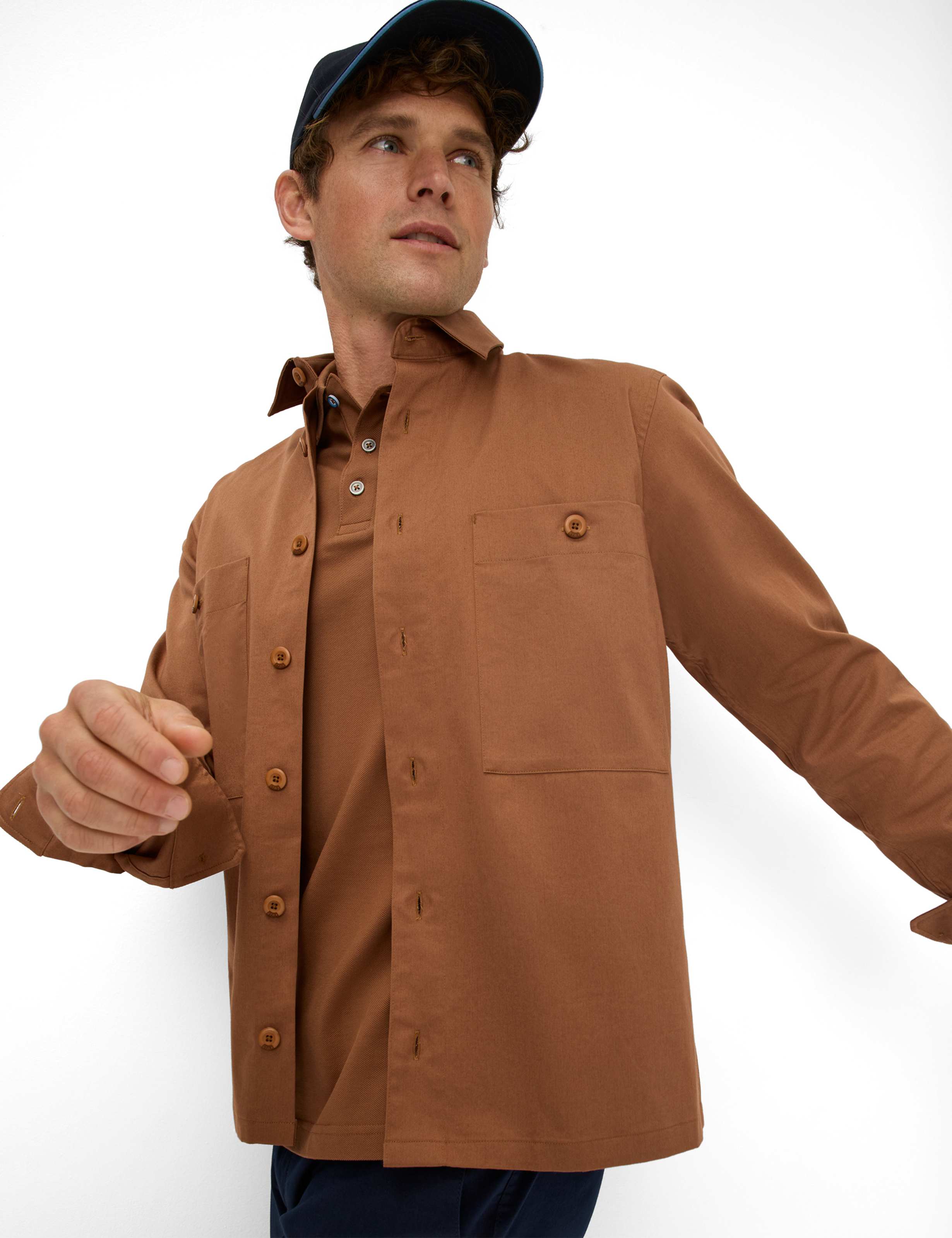 Men Style KAY Brown  Detail 1