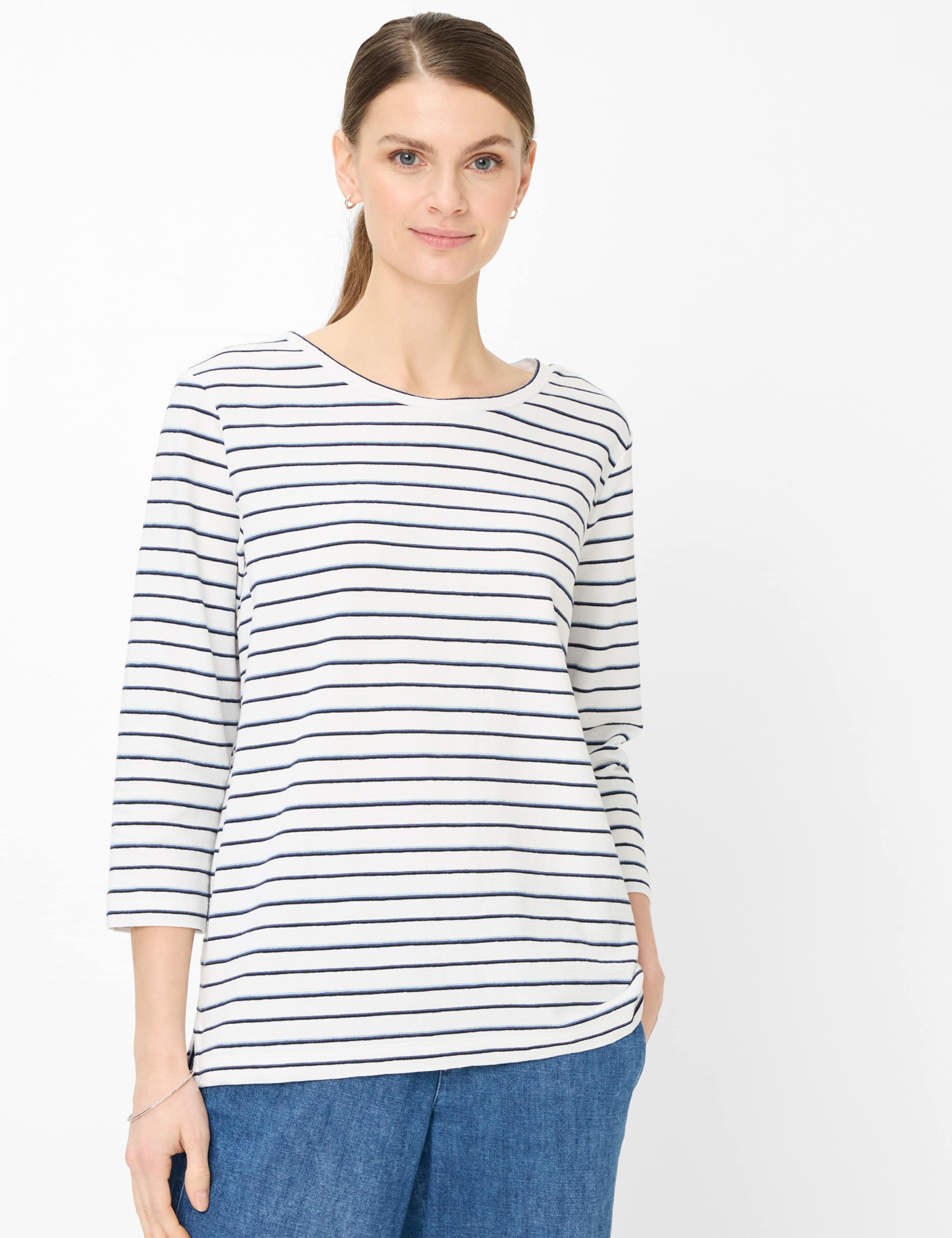 Thumbnail - Brax Damen Shirt Style BONNIE navy, dunkelblau, Gr. 42