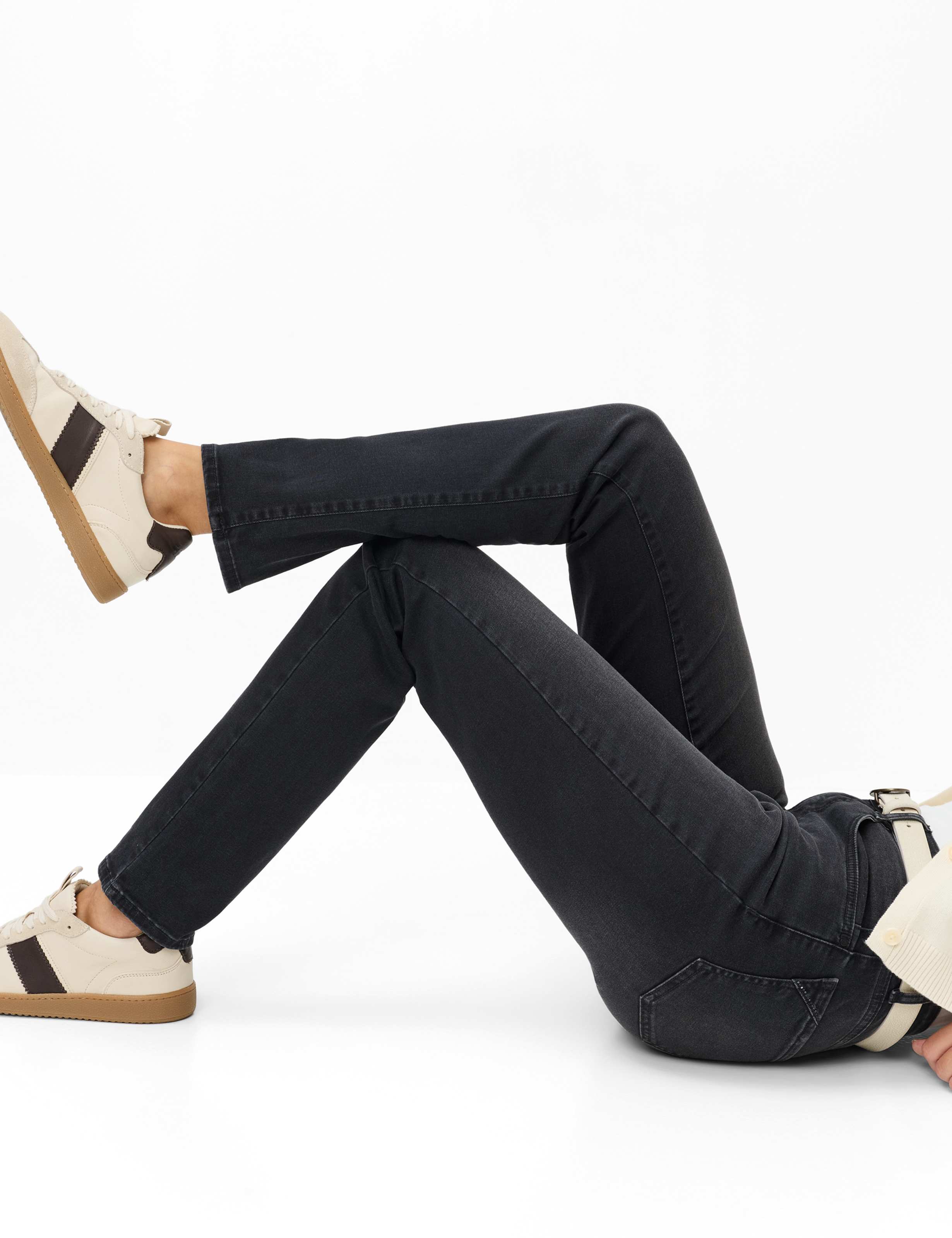 Femme Style MARY Denim Gris Foncé Regular Fit Détail 1