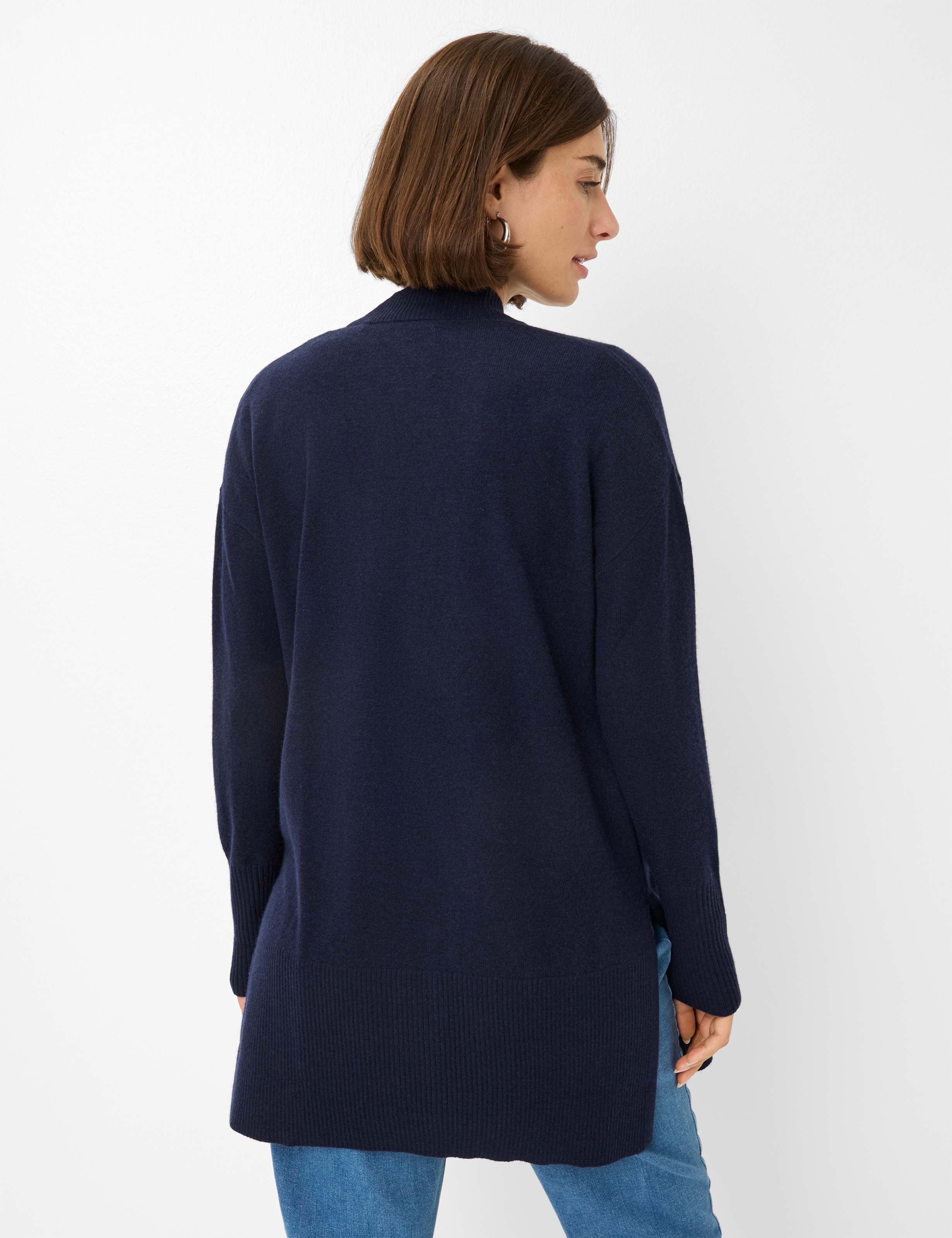 Thumbnail - Brax Damen Strickjacke Style AMIE navy, dunkelblau, Gr. 34