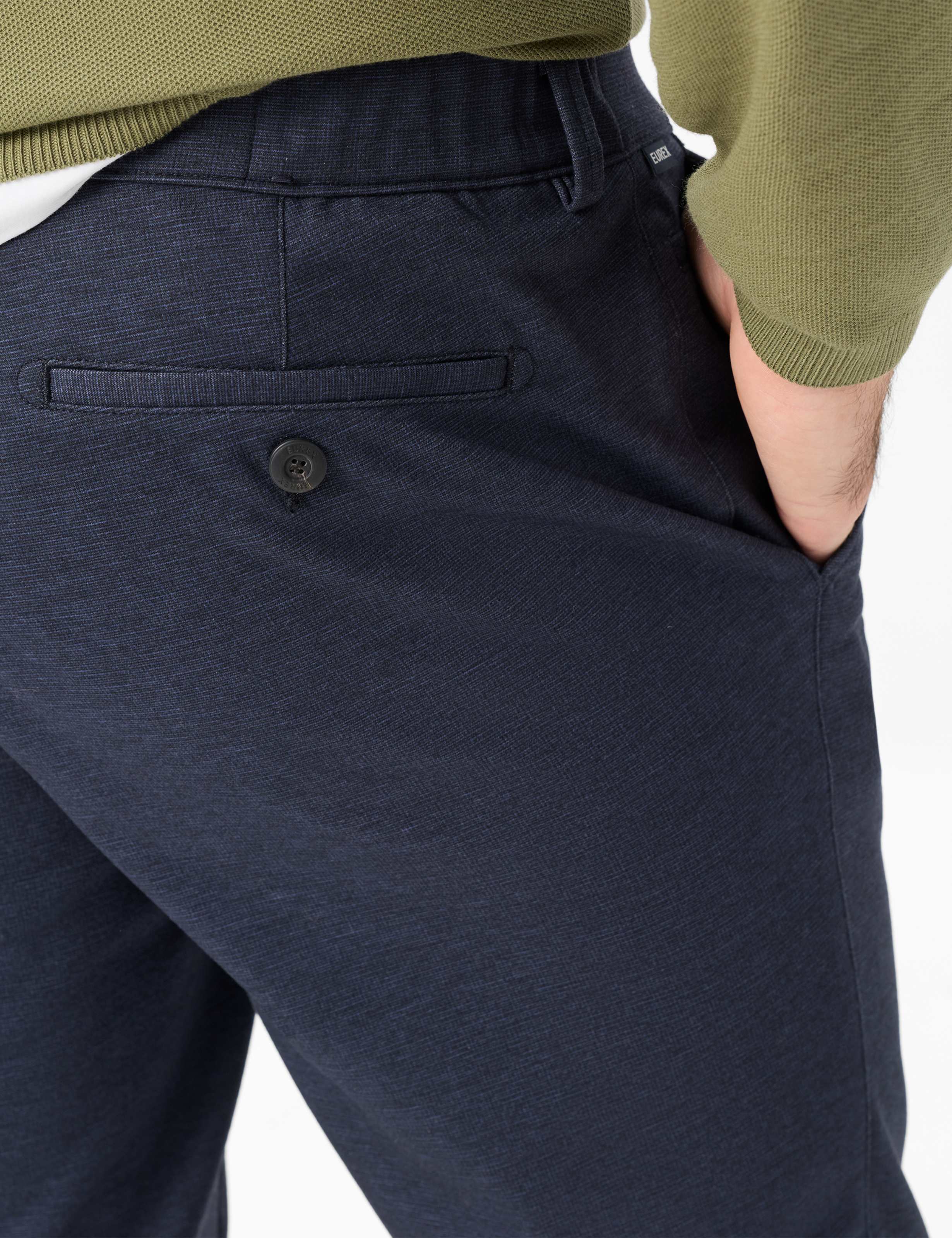 Heren Style THILO Donkerblauw Regular Fit Detail 1