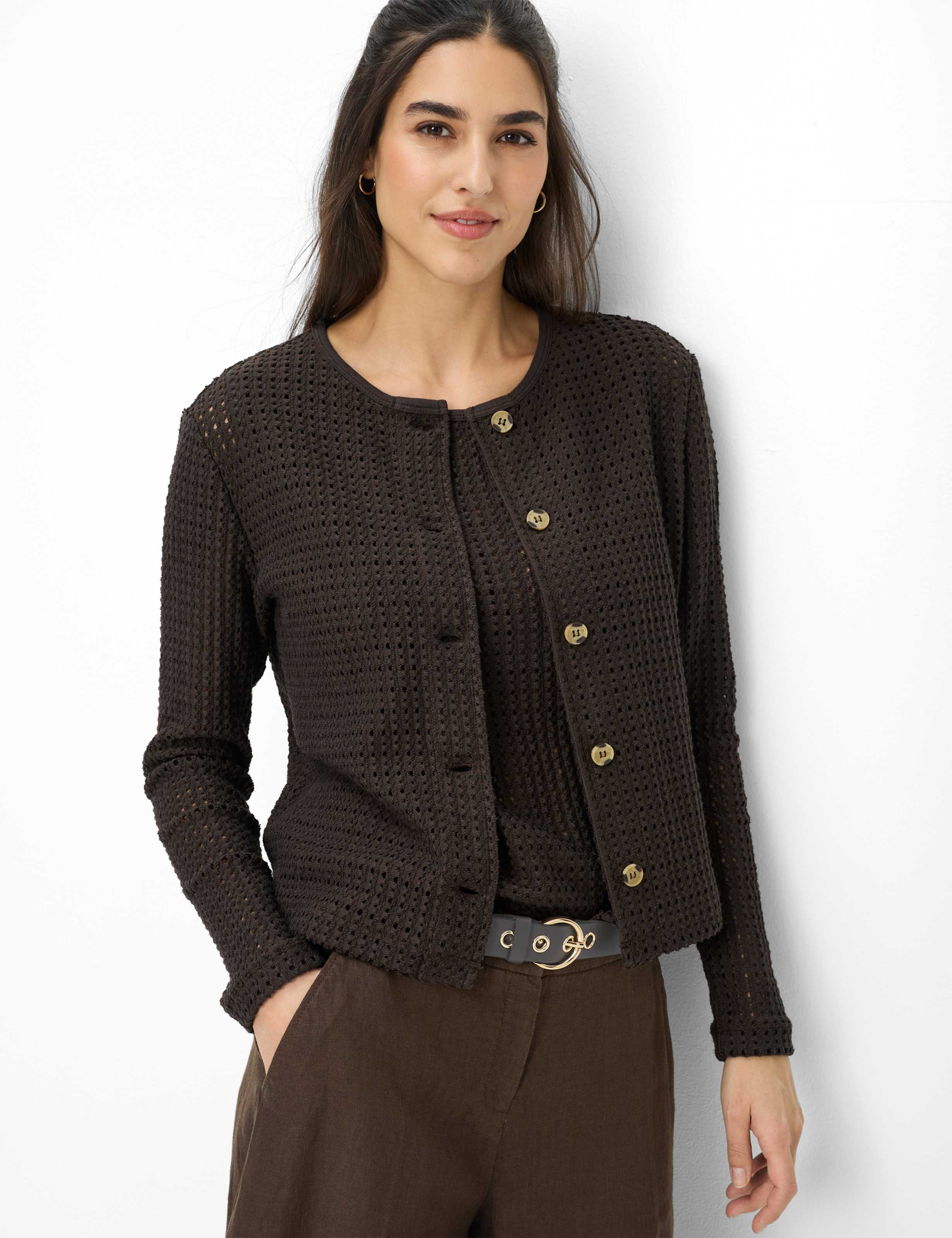 Femme Style BRENDA L Marron Foncé  Devant mannequin