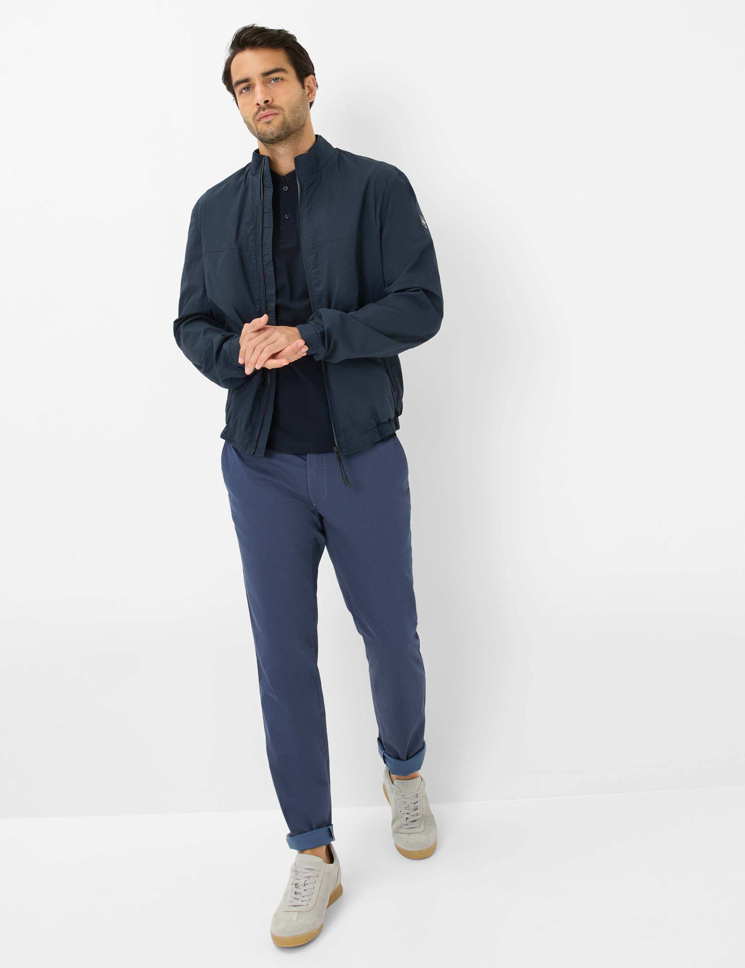 Men Style PELE Dark Blue  Model Outfit