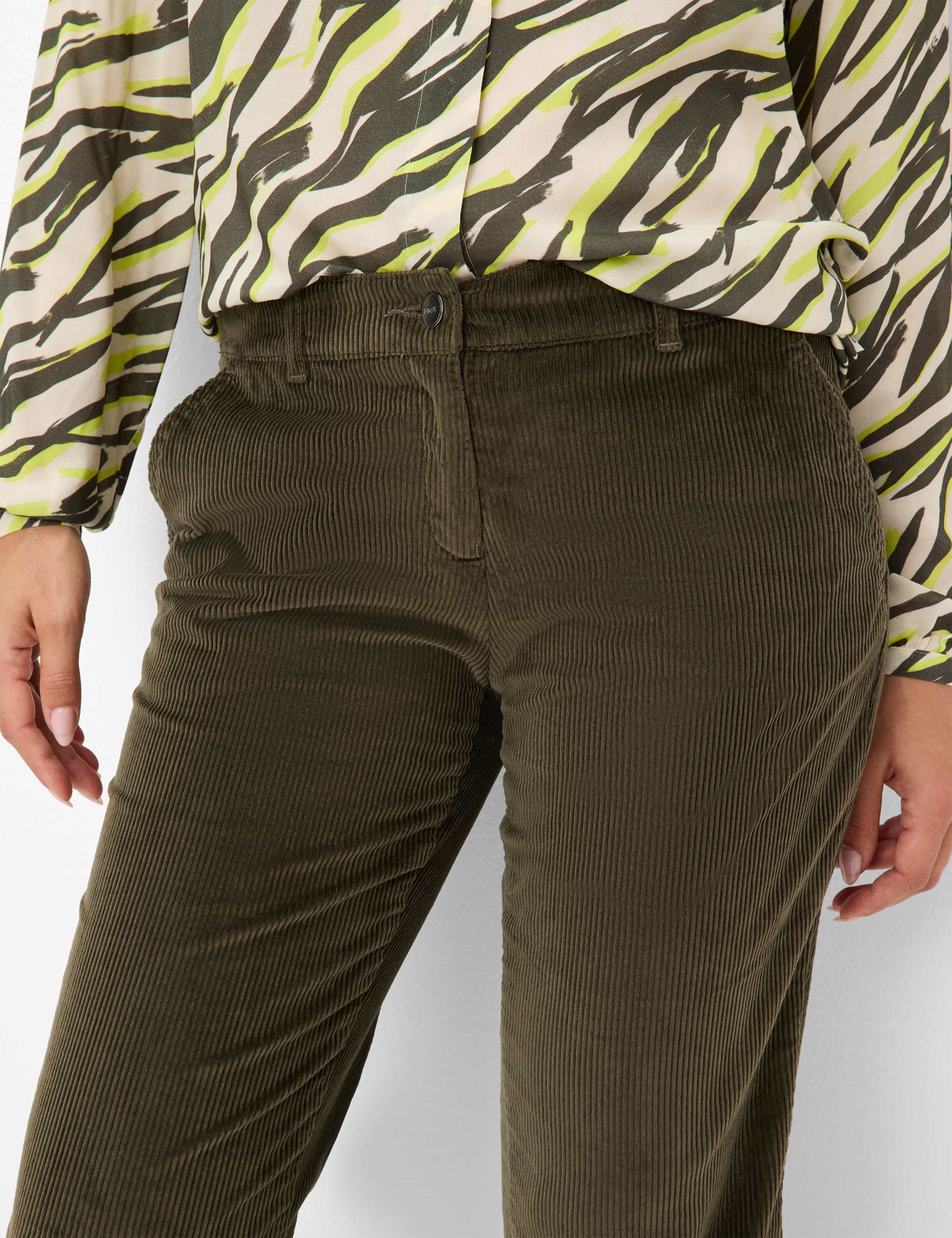 Damen Style MARON S Grün - Khaki Regular Fit Detail 2