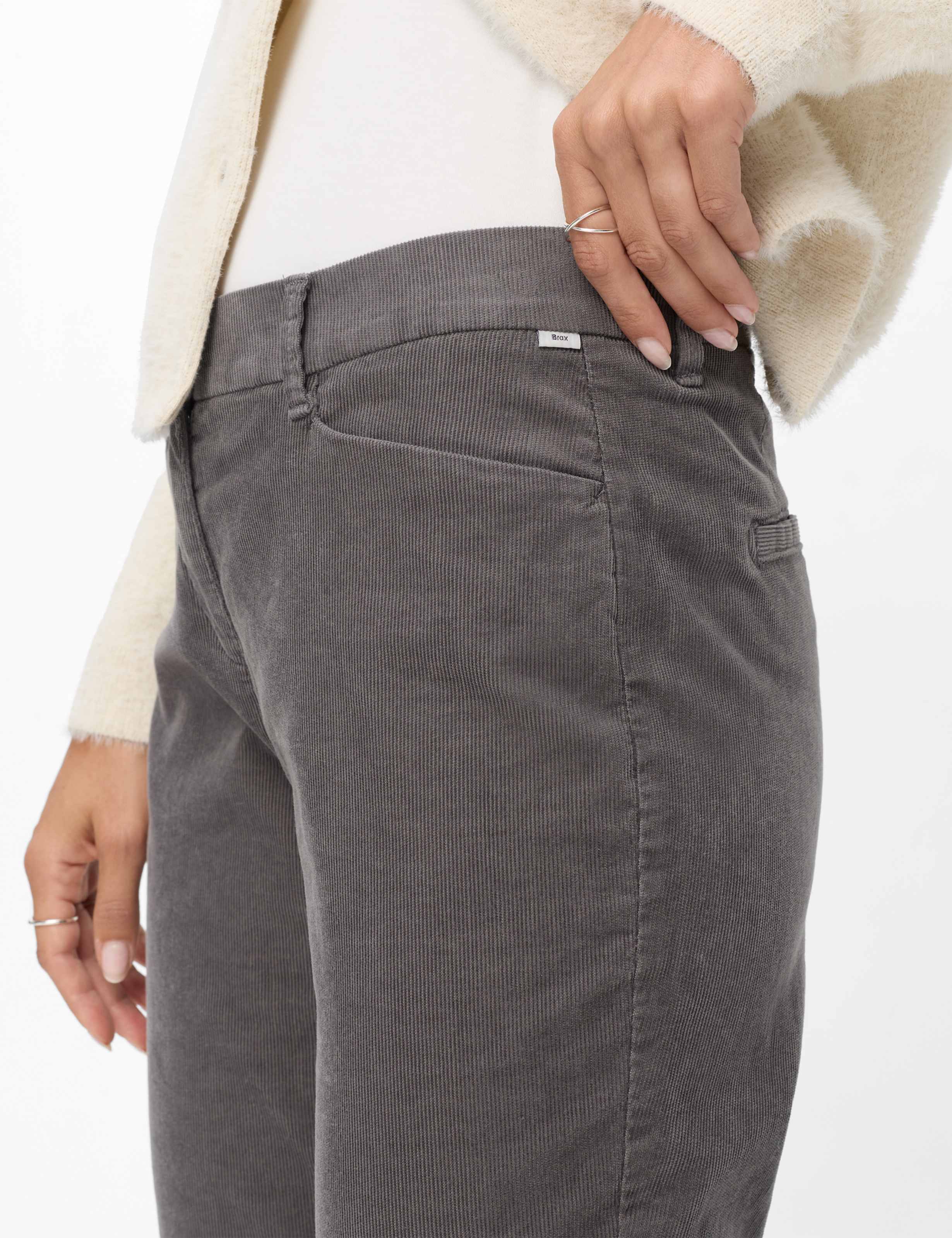 Femme Style MARA S Gris Foncé Regular Fit Détail 2