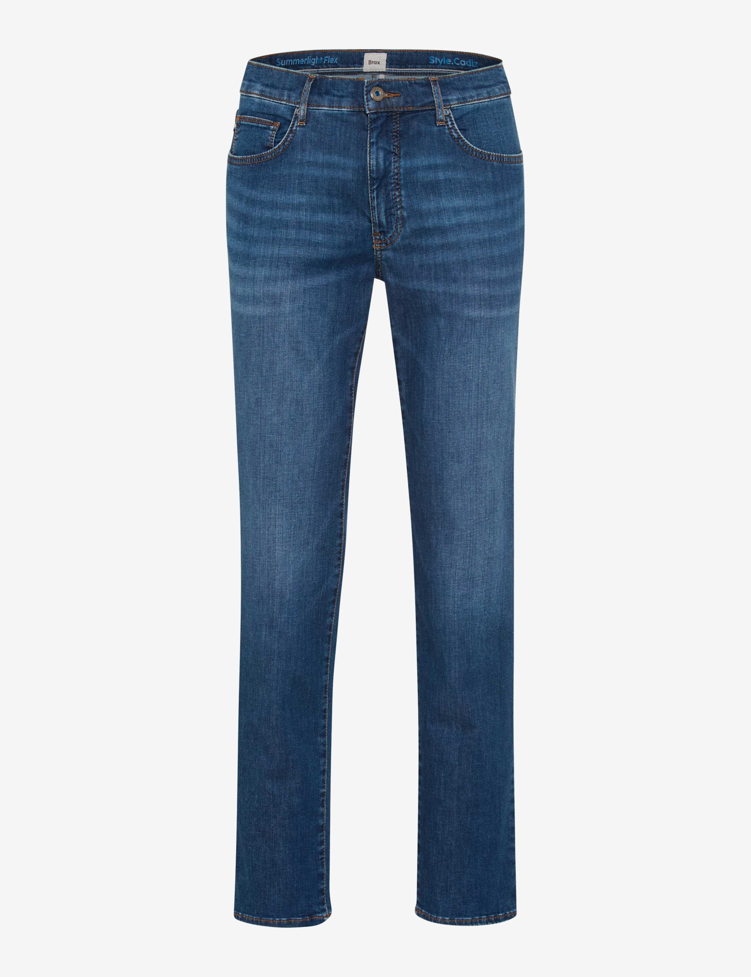 Men Style CADIZ Denim Blue Straight Fit Stand-alone front view