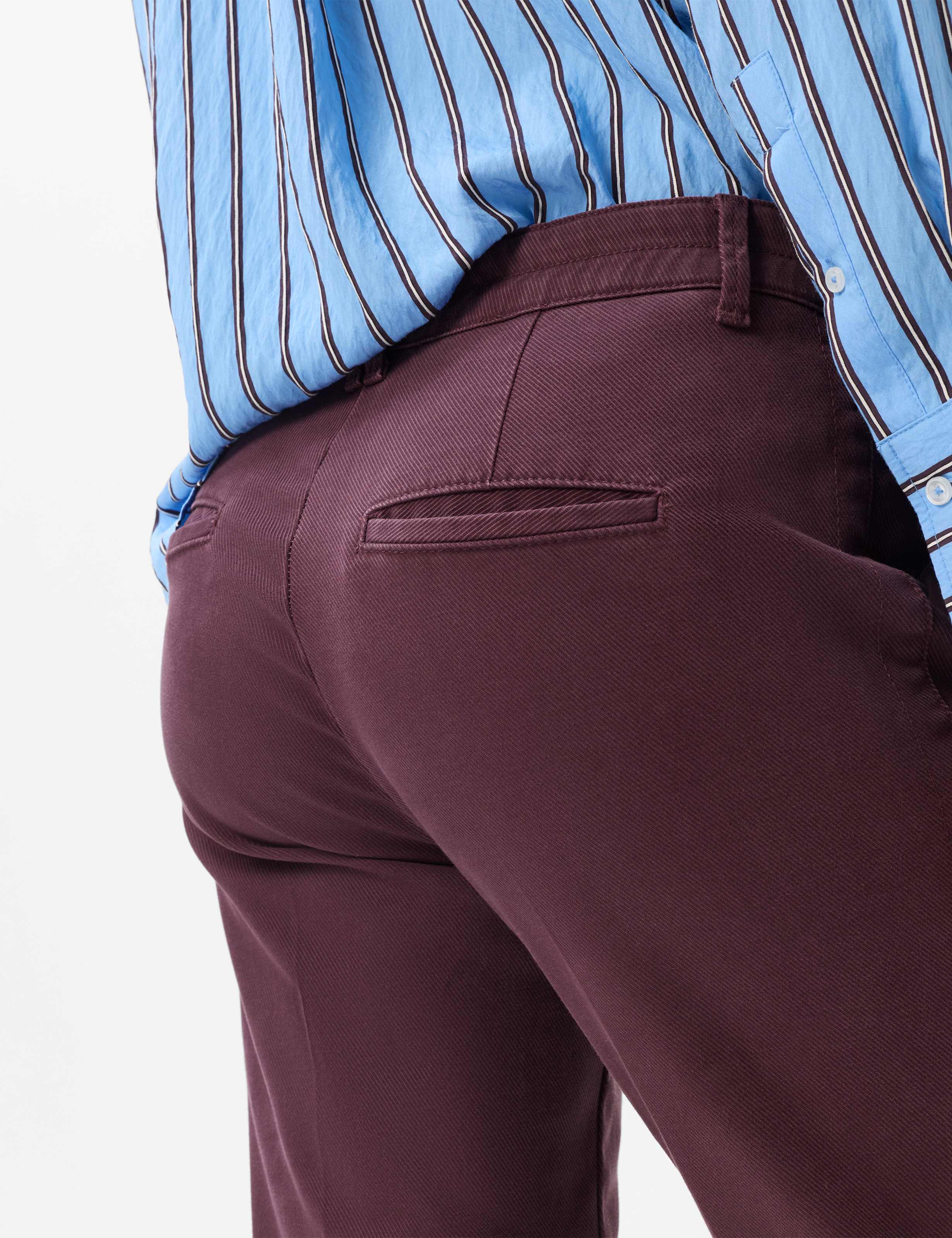 Dame Style MARON S Mørk Lilla Regular Fit Detalje 2