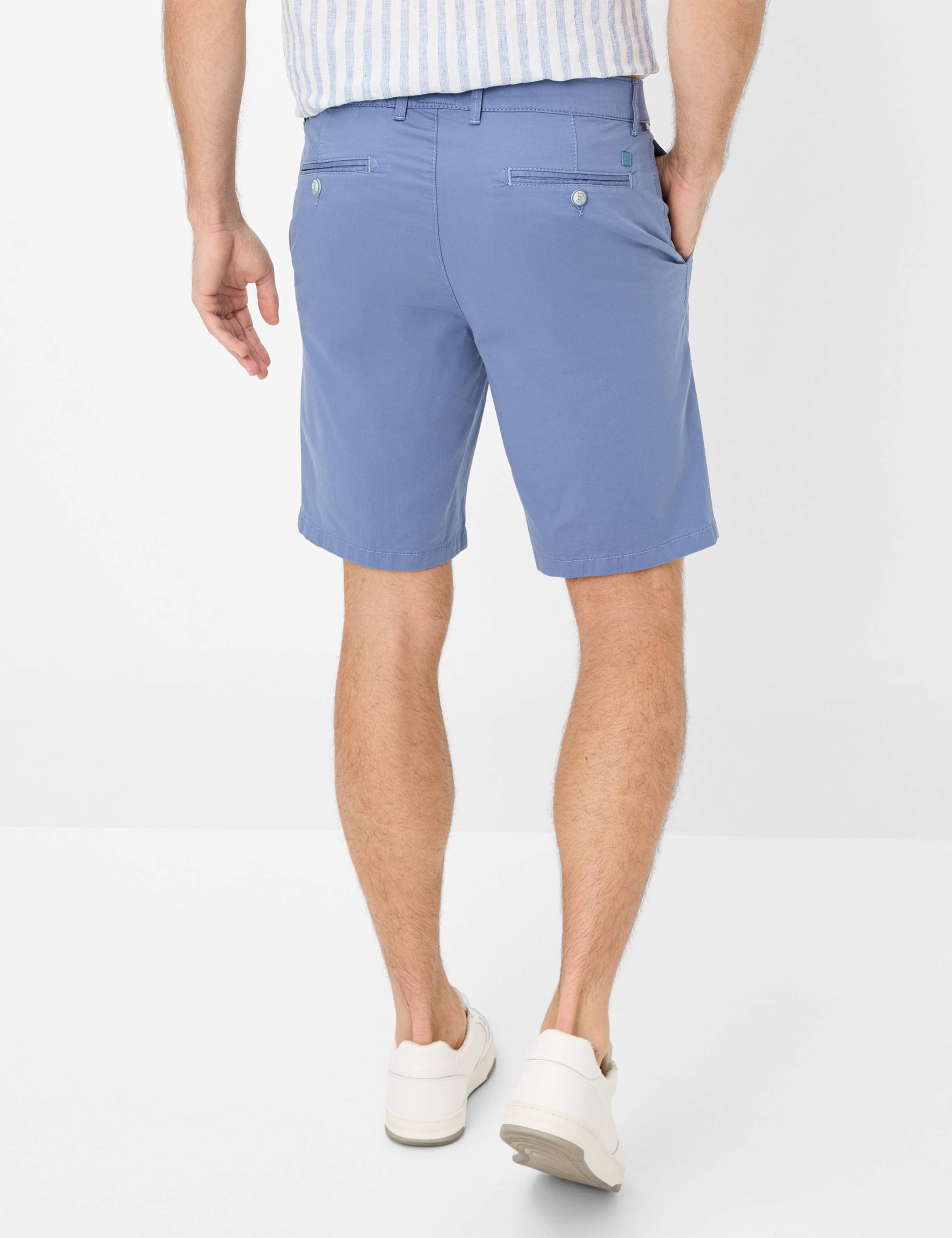 Herren Style BOZEN Blau Regular Fit Model Rueck