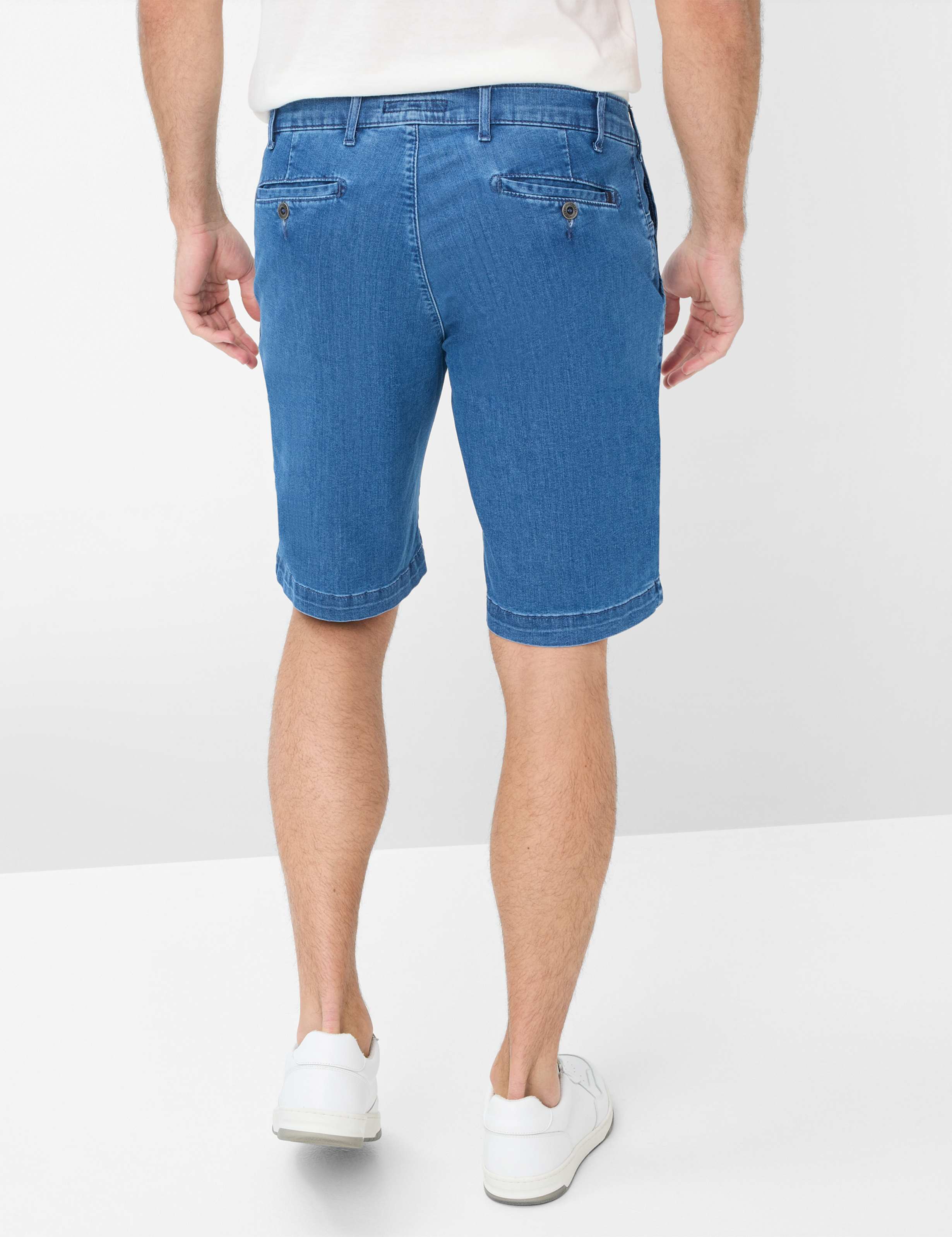 Homme Style BURT Denim Bleu Regular Fit Dos mannequin