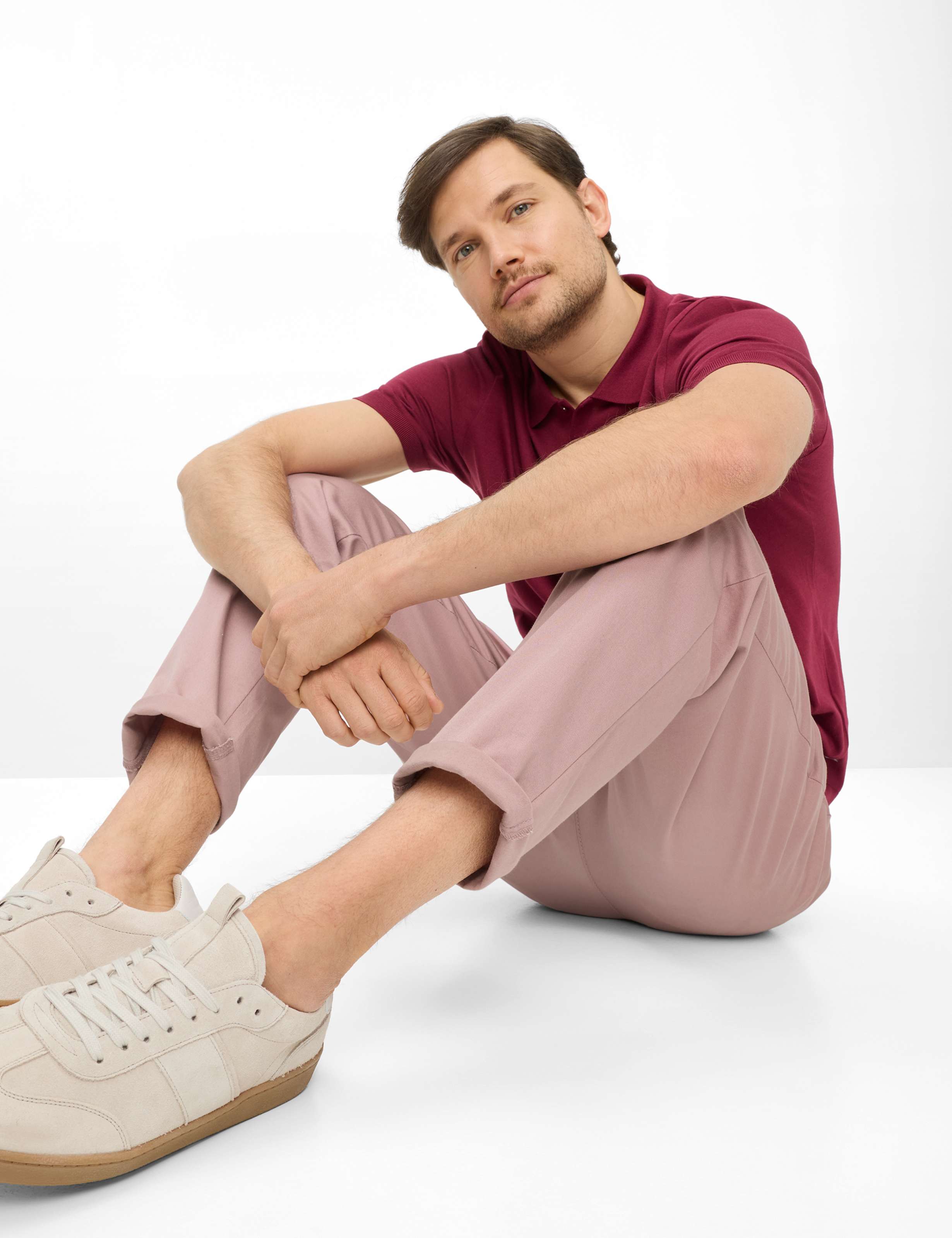 Herren Style TINO Rosa Tapered Fit Detail 1