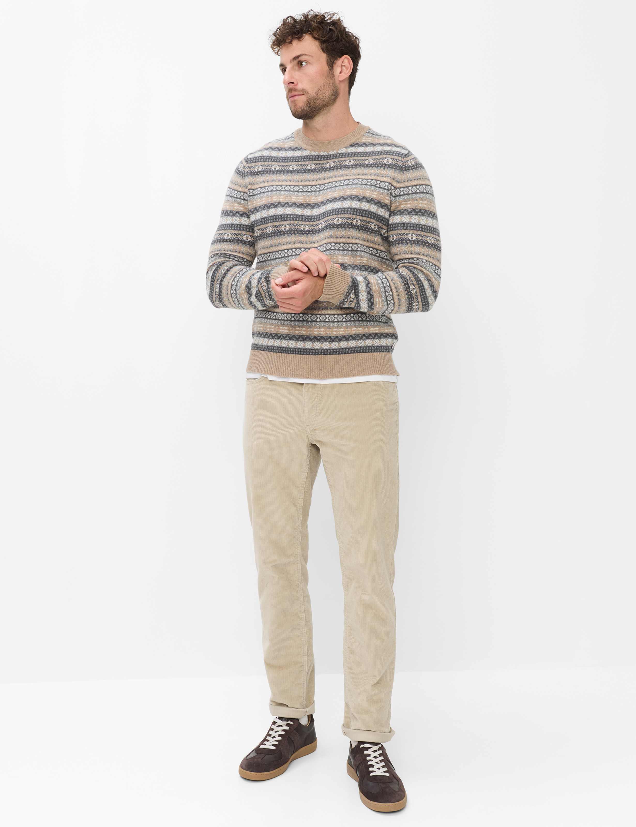 Herren Style COOPER Hellbeige Regular Fit Model Outfit