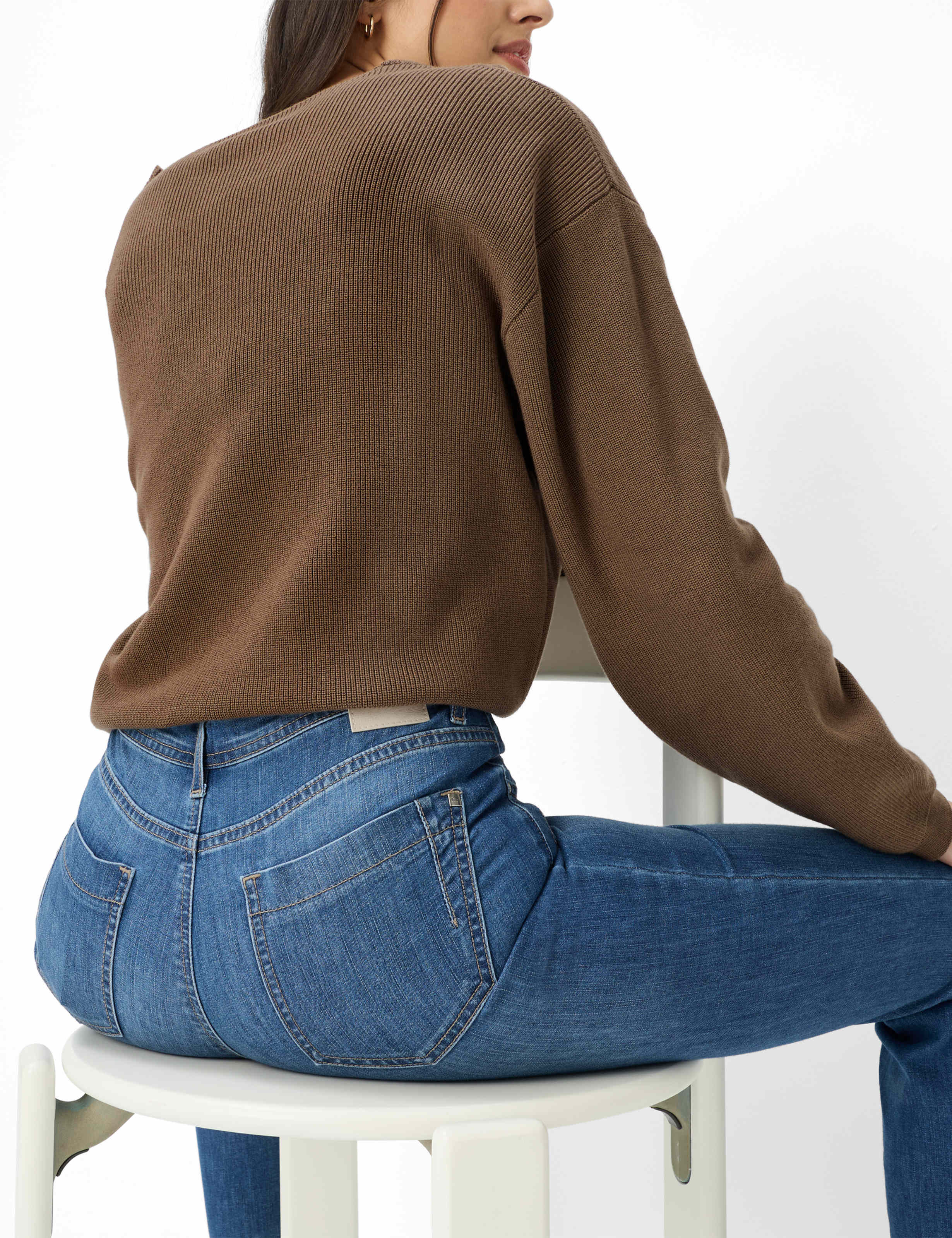 Dame Style MARY Denim Blå Regular Fit Detalje 1