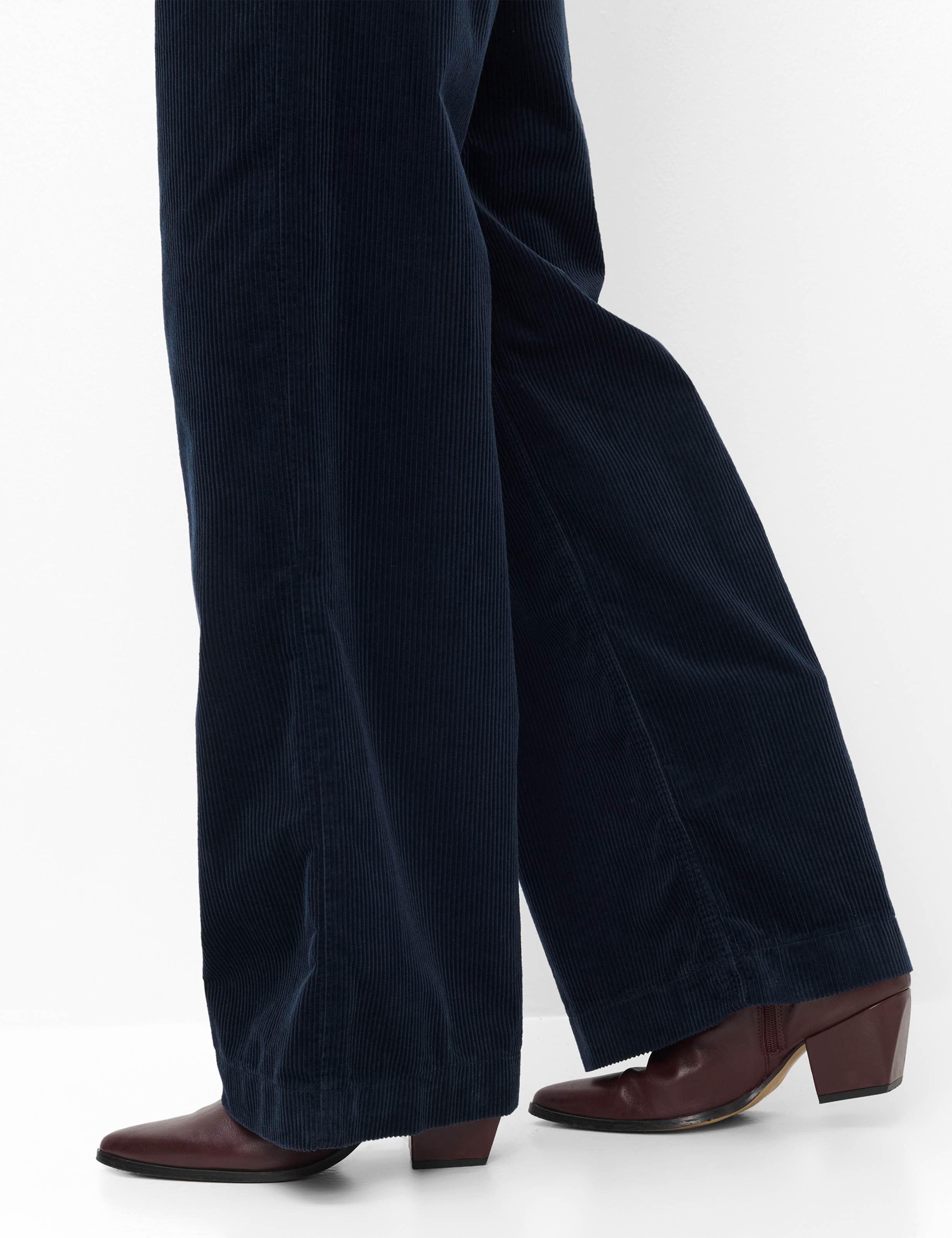 Femme Style MAINE Bleu Foncé Wide Leg Détail 2