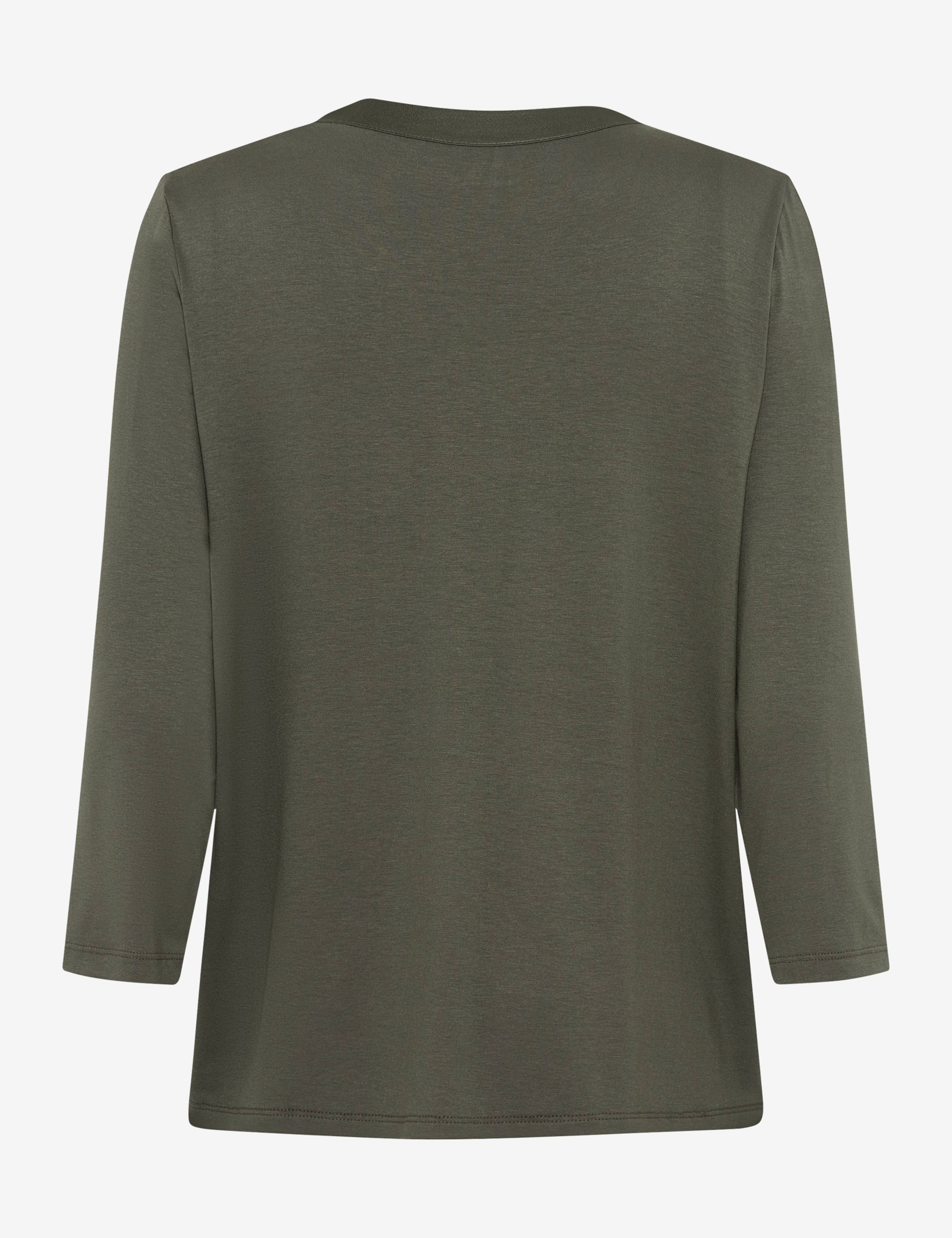 Women Style CLARISA M Dark Green Feminine Fit Stand-alone rear view