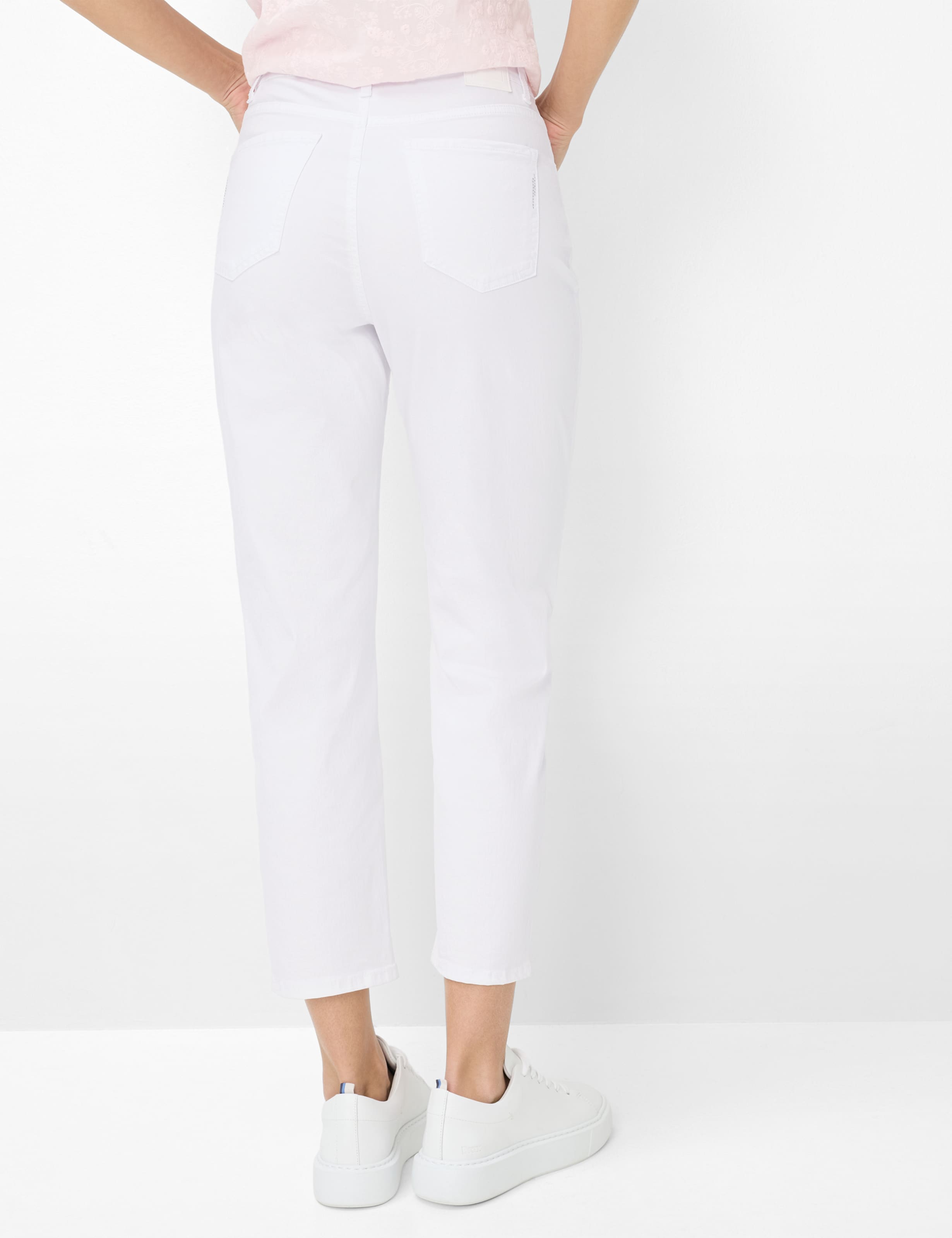 Thumbnail - Brax Damen Five-Pocket-Hose Style CAROLA S WHITE, denim weiß, Gr. 38K
