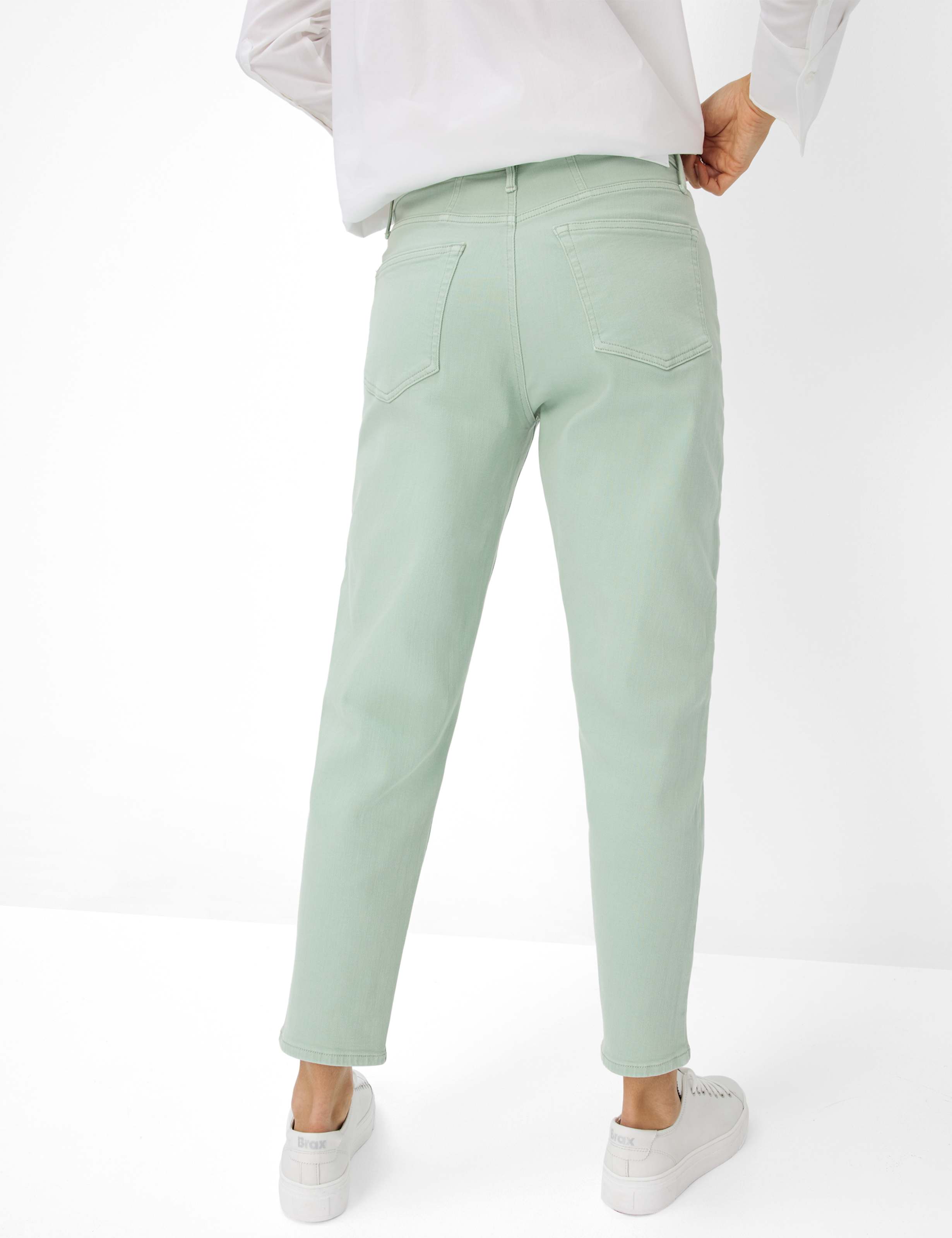 Damen Style MILEY S Denim Hellgrün Relaxed Fit Model Rueck