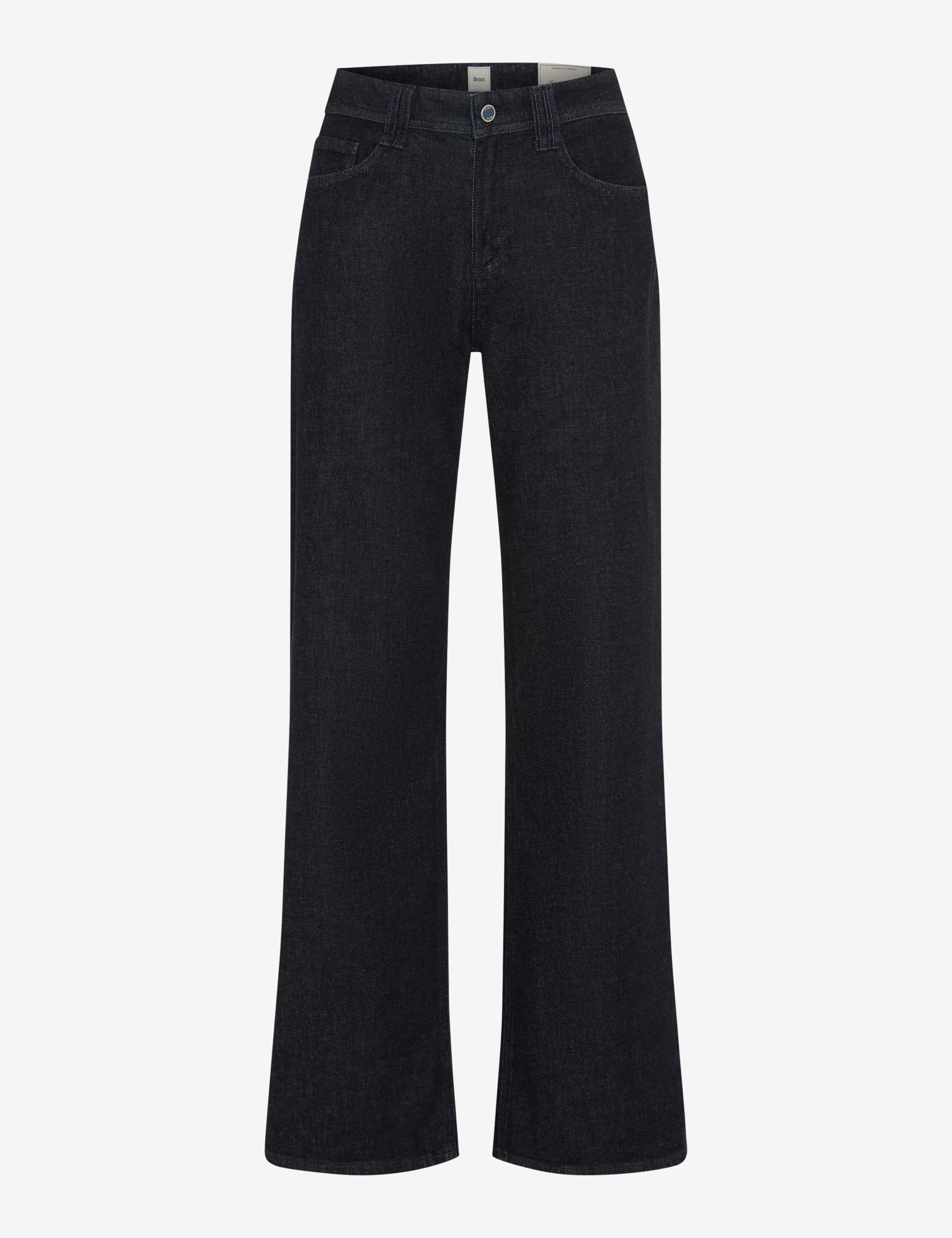 Damen Style MAINE Denim Dunkelblau Wide Leg Freisteller Front