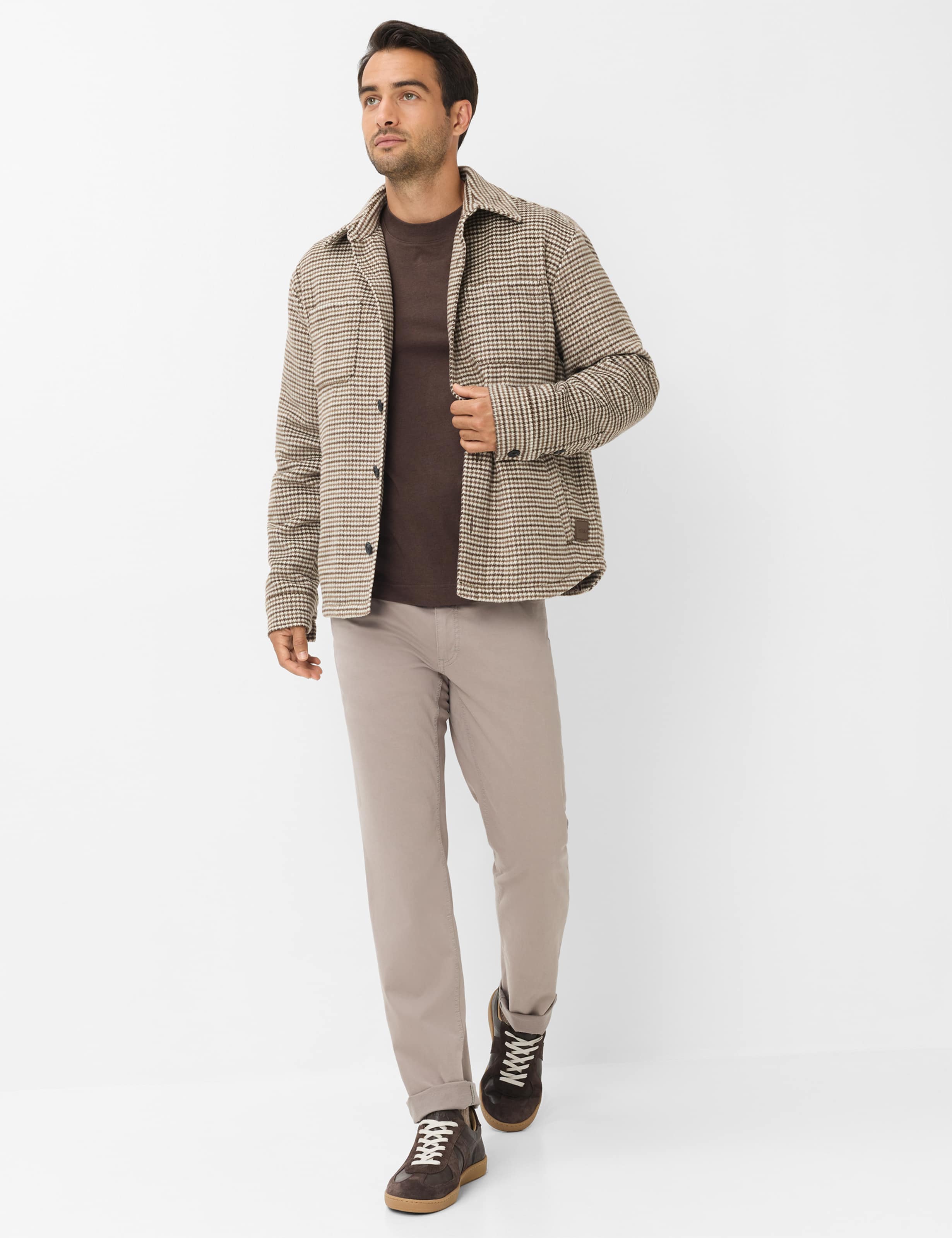 Men Style COOPER Light Gray Regular Fit Model Outfit