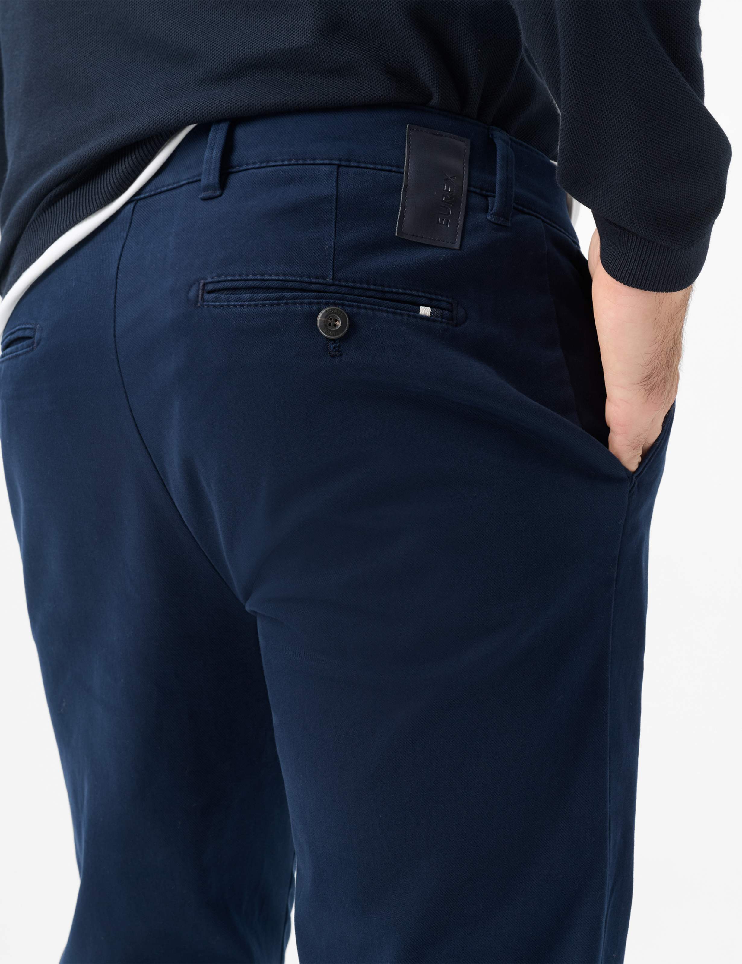 Heren Style JOHN Donkerblauw Modern Regular Fit Detail 2