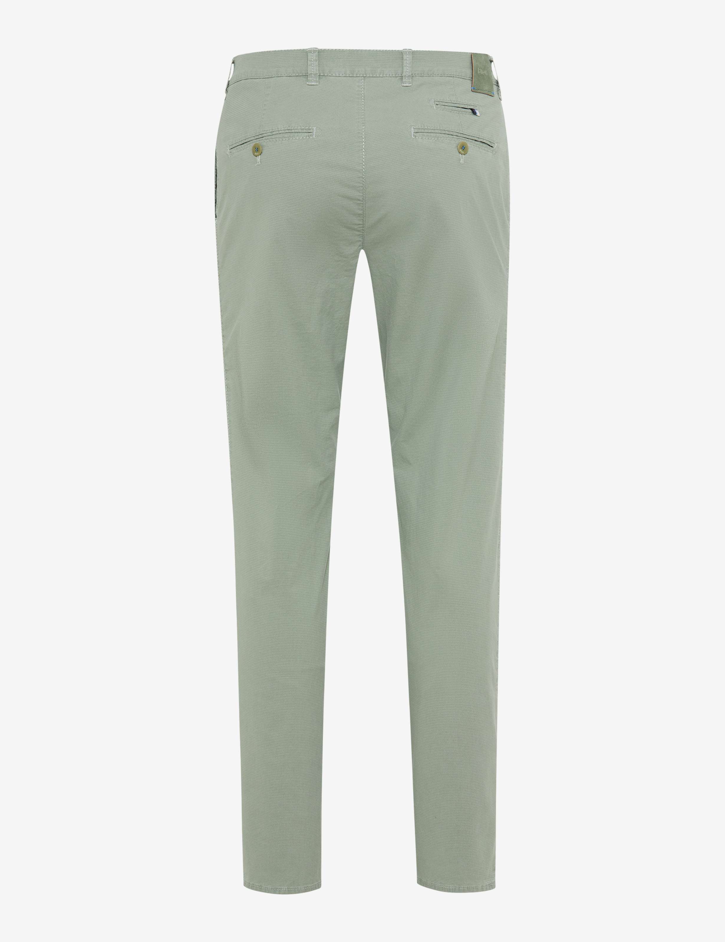 Men Style FABIO Light Green Modern Fit Stand-alone rear view