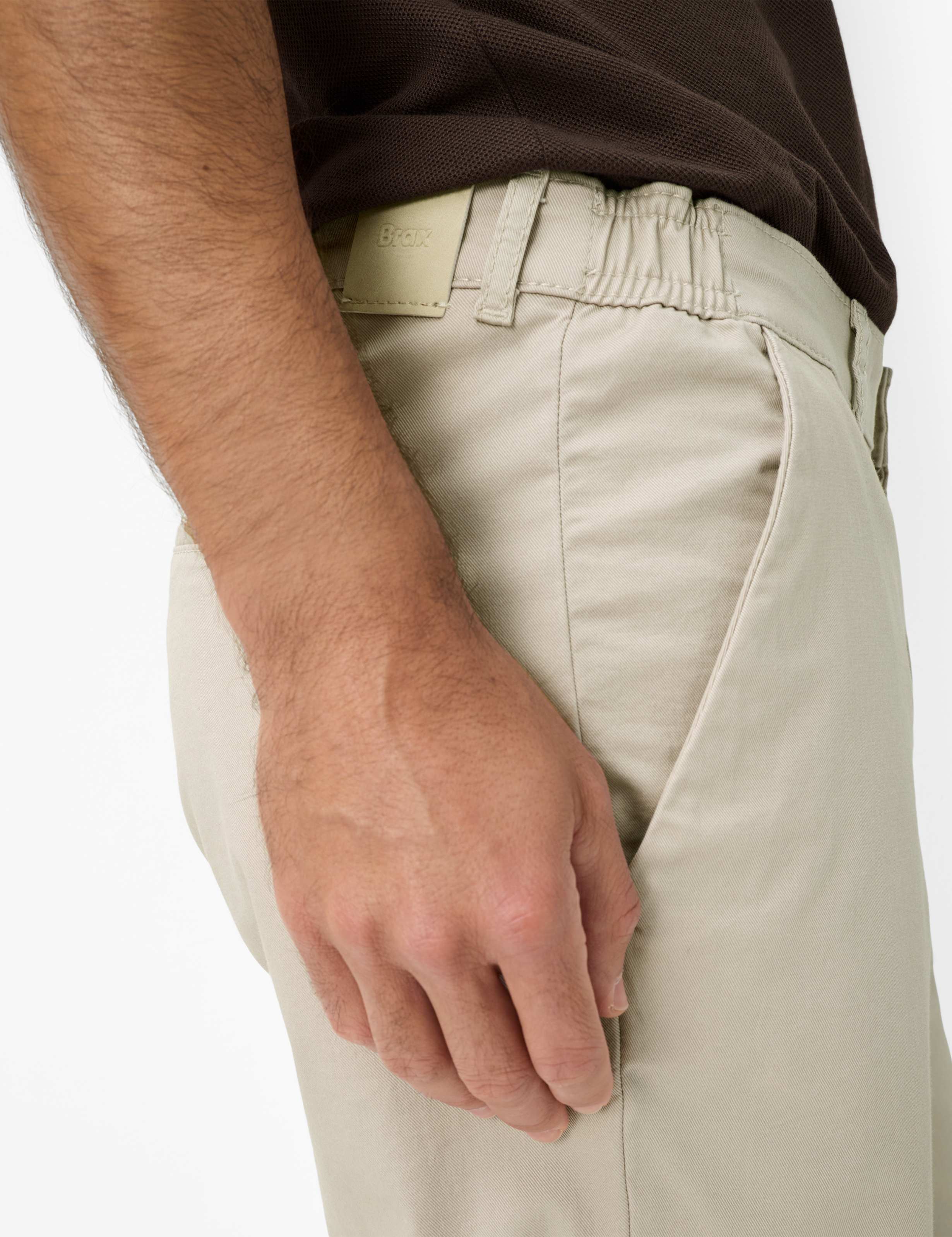 Homme Style PEPE Beige Straight Fit Détail 1