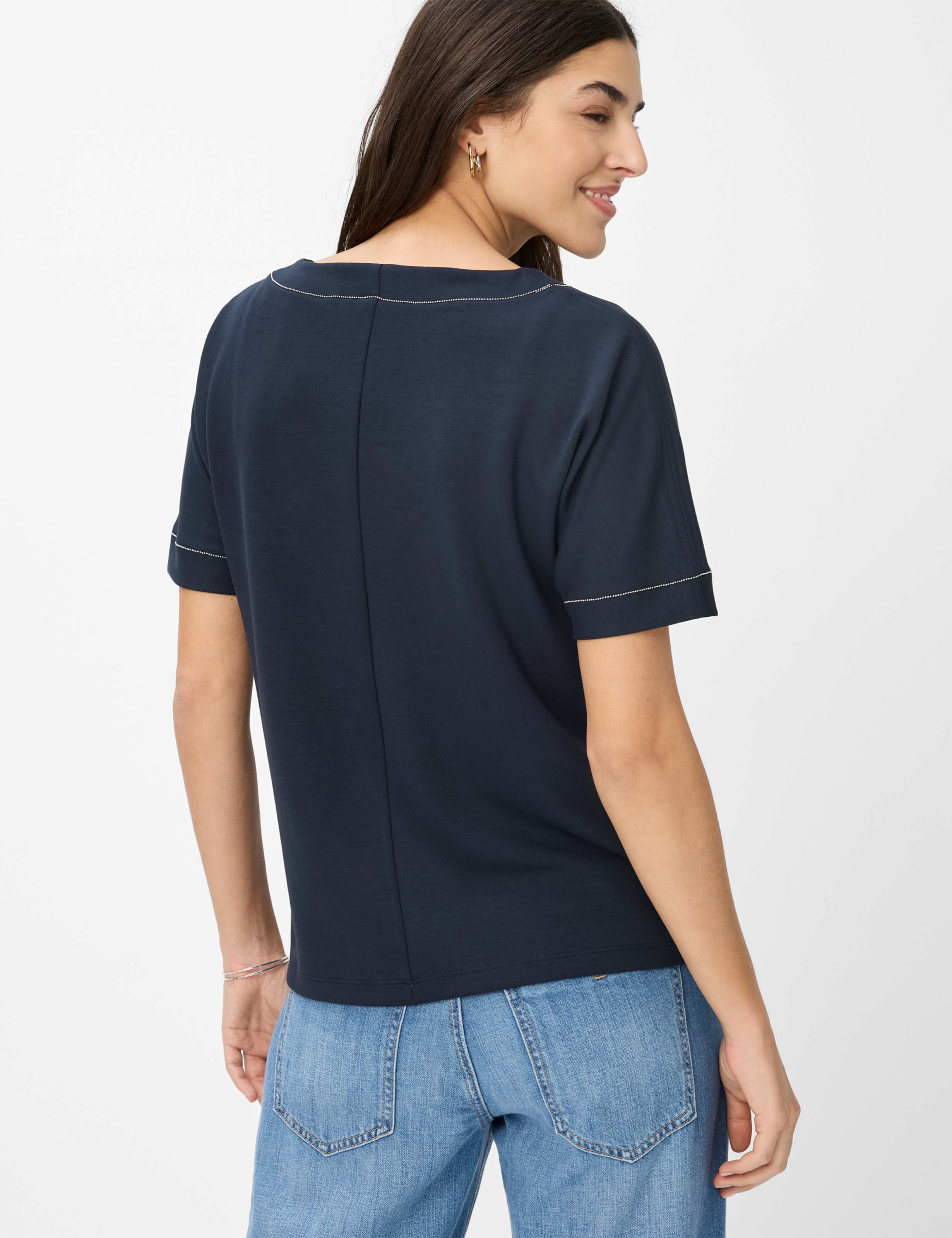 Femme Style BAILEE Bleu Foncé  Dos mannequin