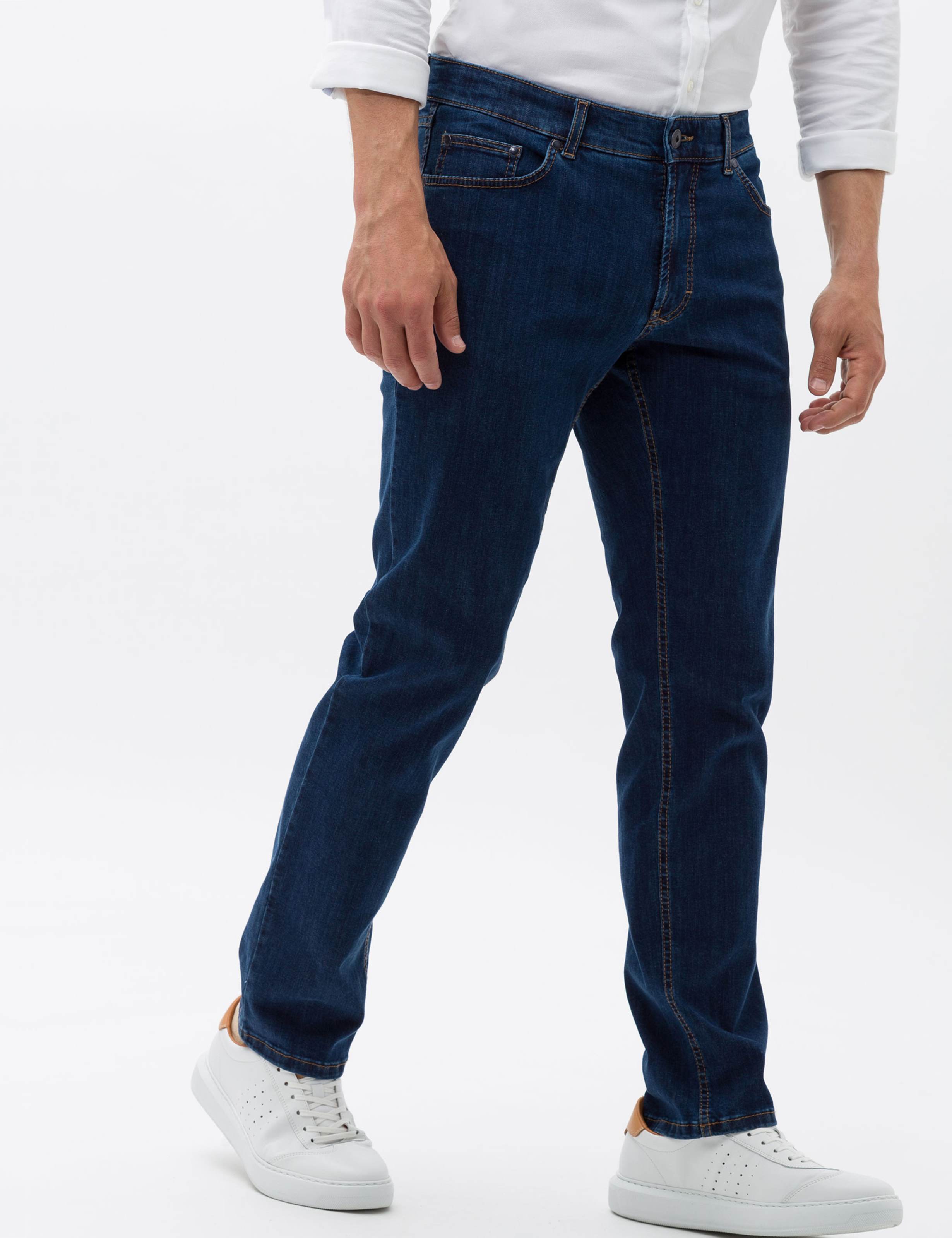 Herren Style CARLOS Blau Regular Fit Model Rueck