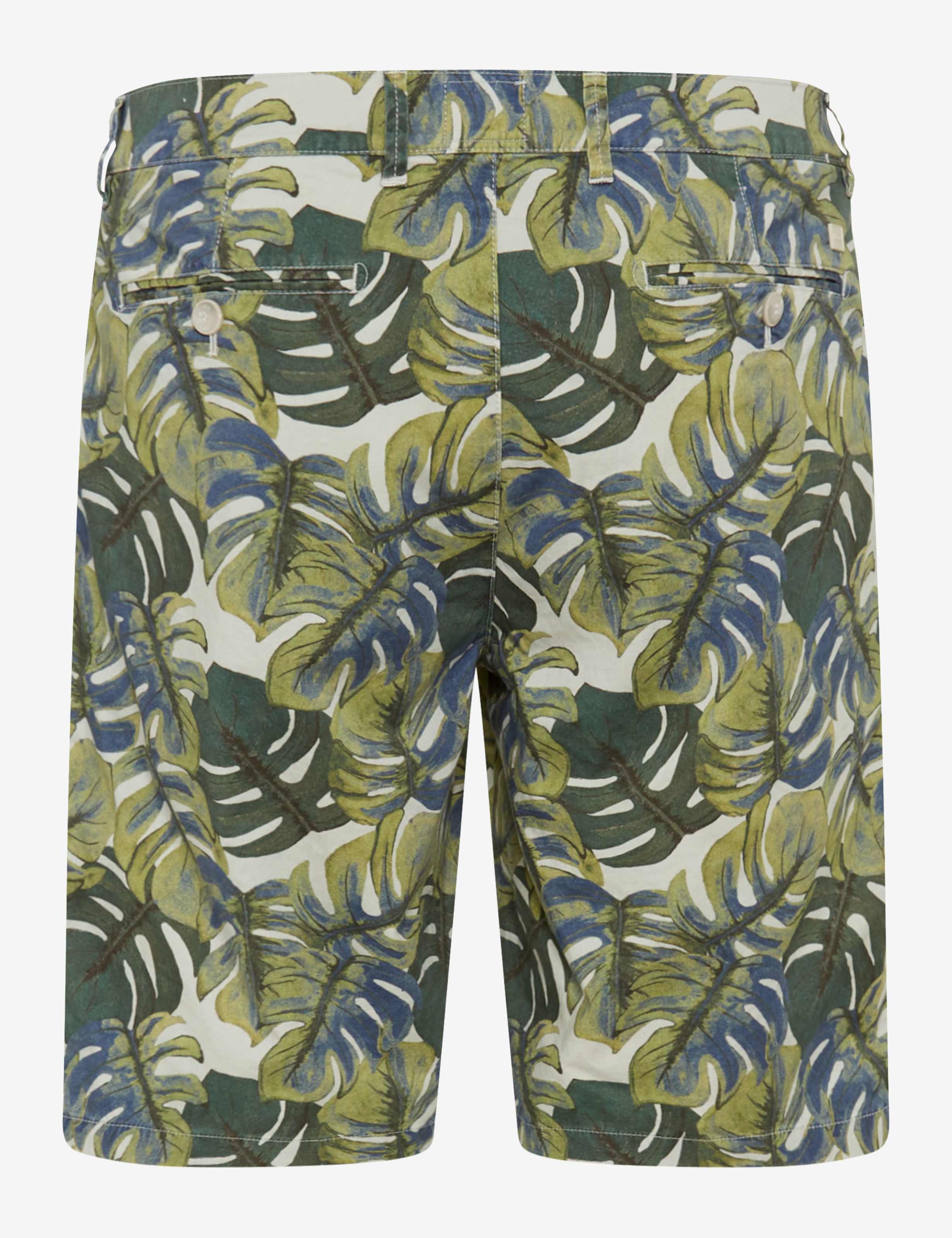 Homme Style BOZEN Vert Regular Fit Détourage arrière