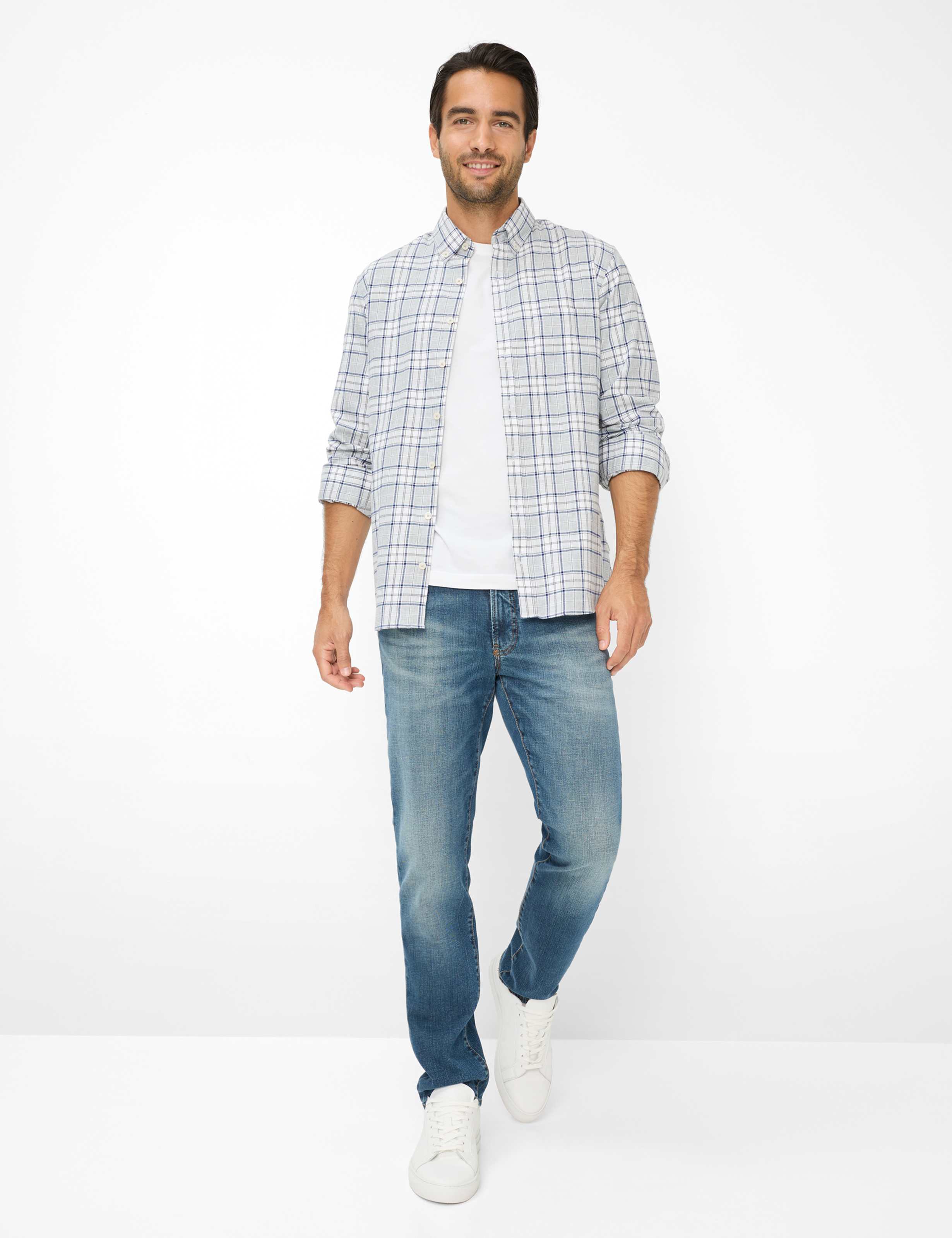 Herre Style DANIEL Mørkegrå  Model Outfit