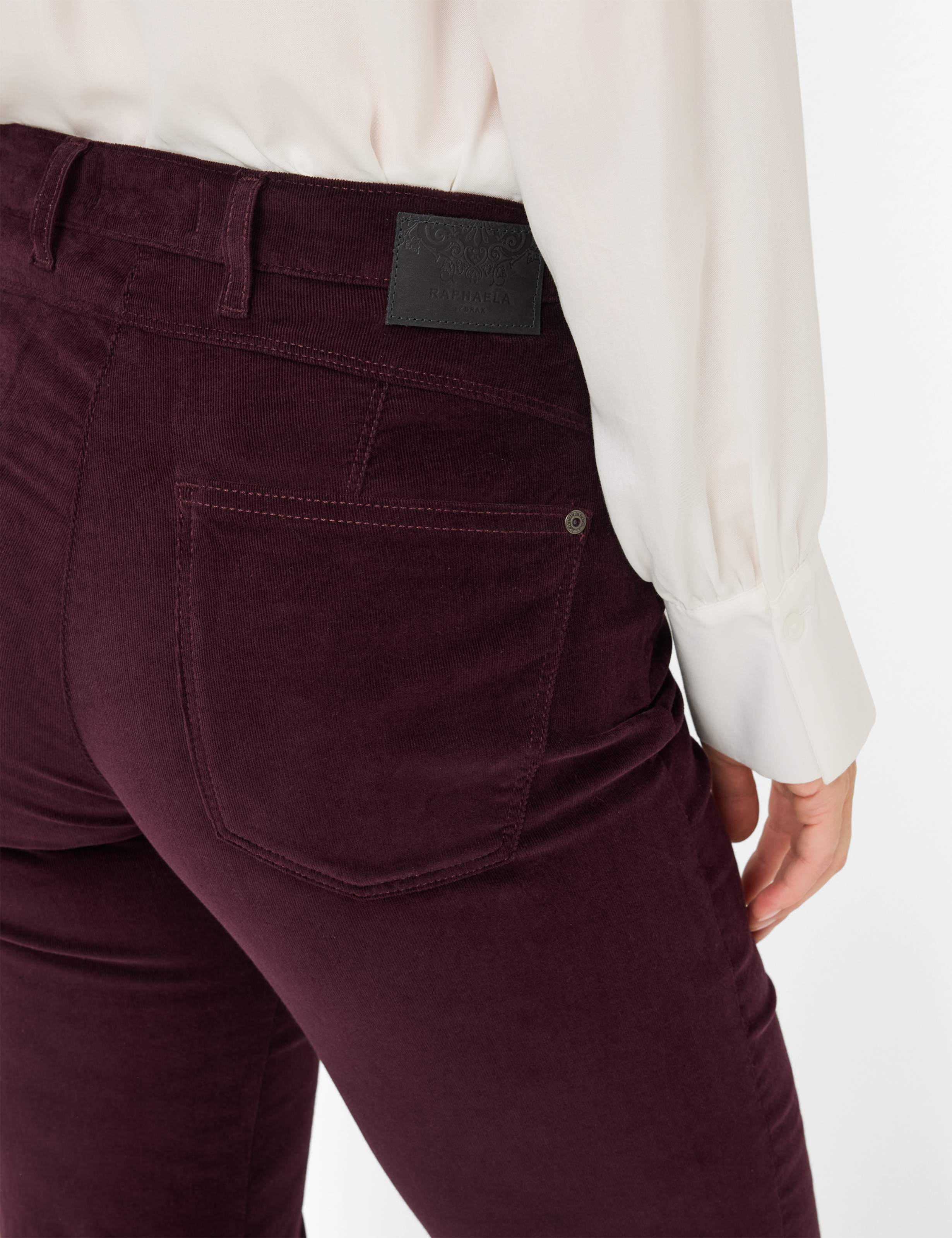 Femme Style CAREN NEW Rouge Foncé Comfort Plus Fit Détail 2