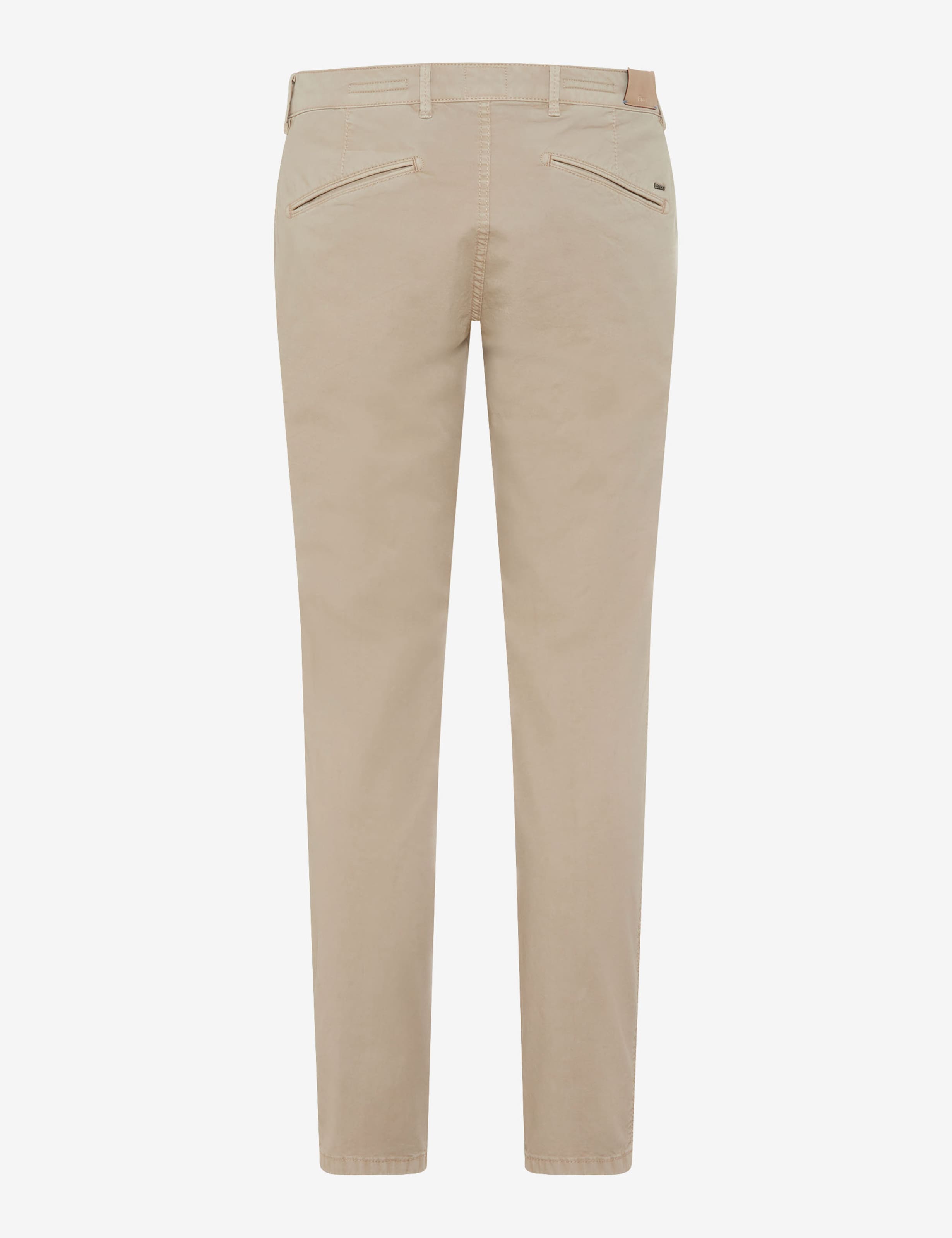 Herre Style SILVIO Beige Slim Fit Udskæring bagpå