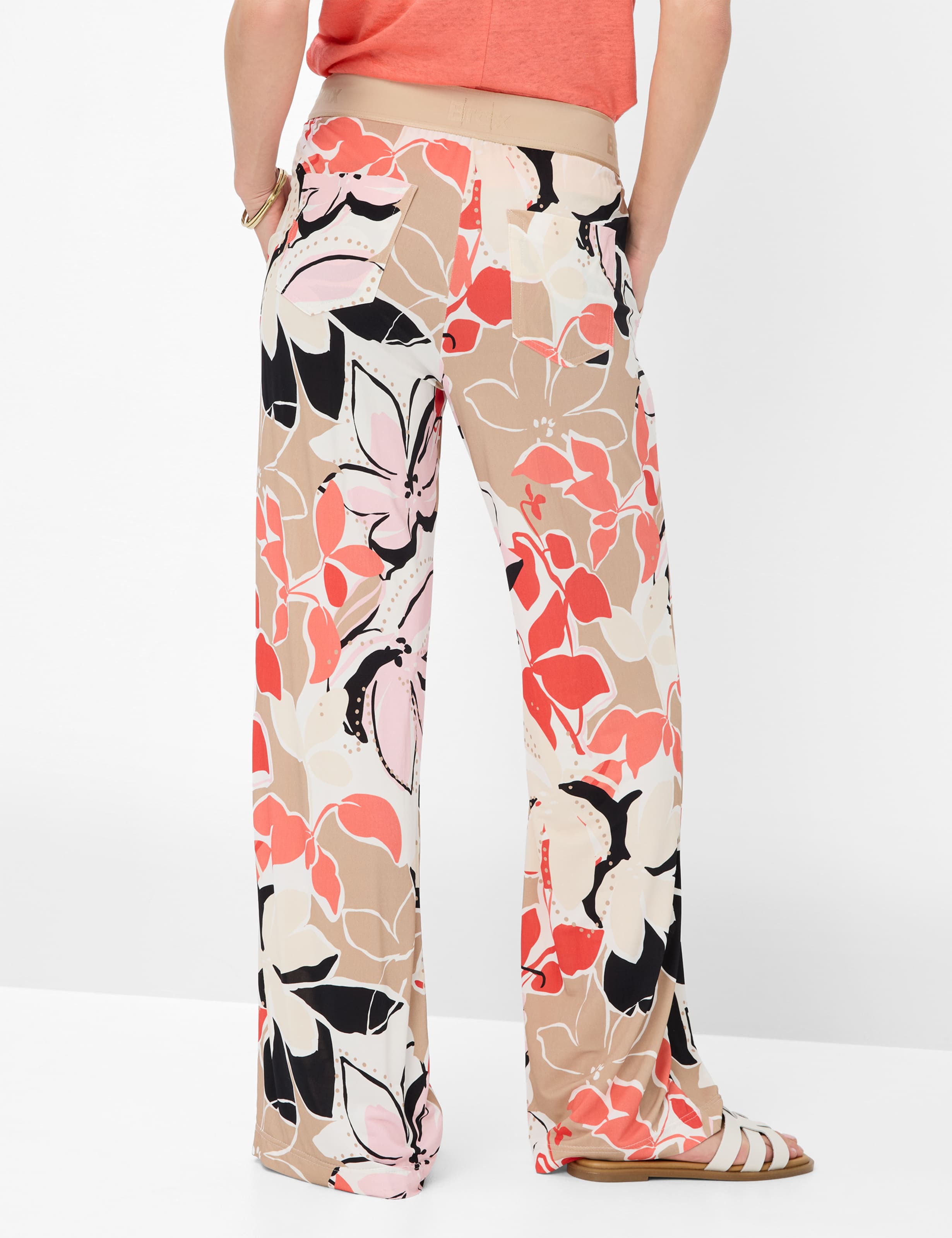 Women Style MAINE Multicolored Wide Leg Model back