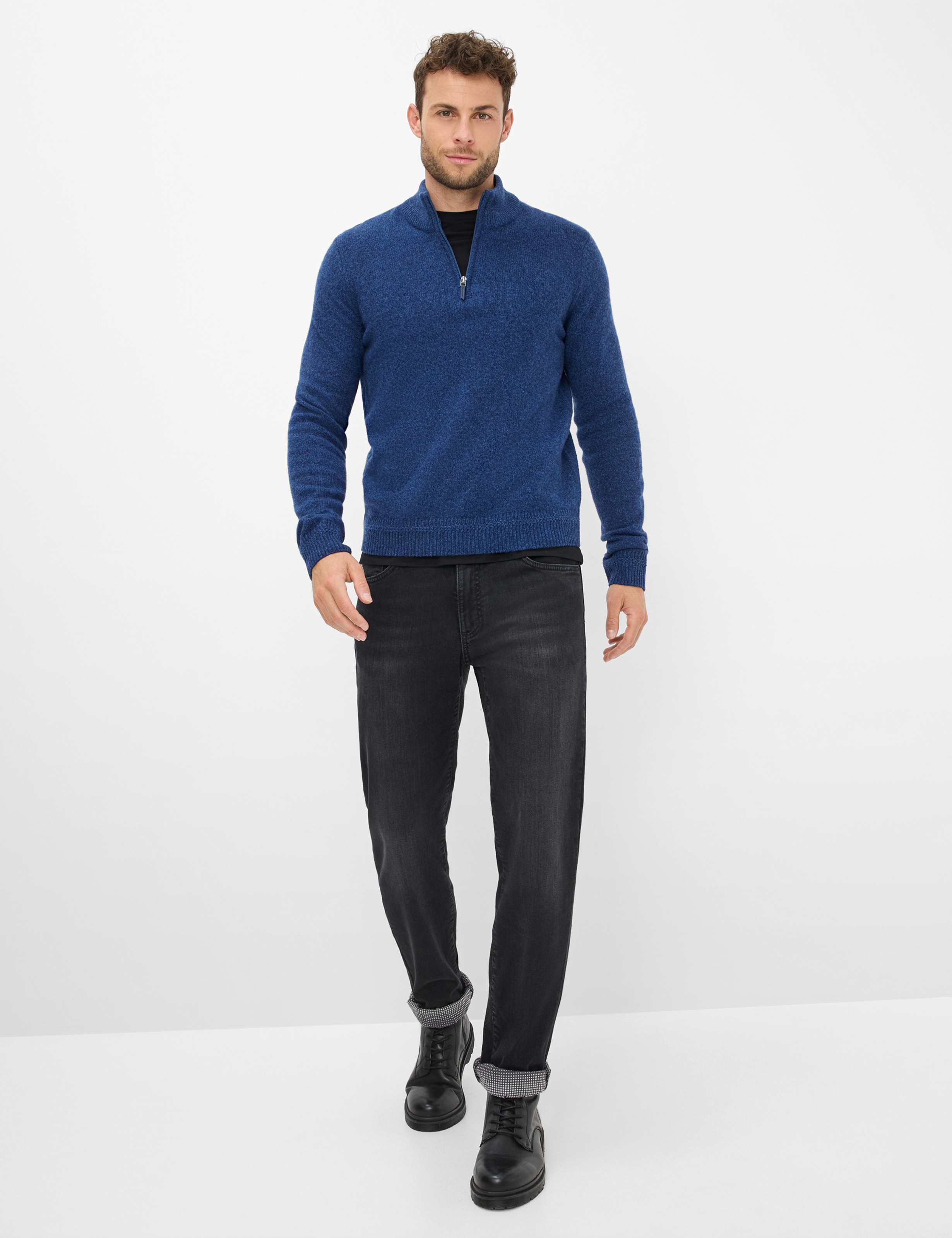 Homme Style STEFFEN Bleu  Tenue du mannequin