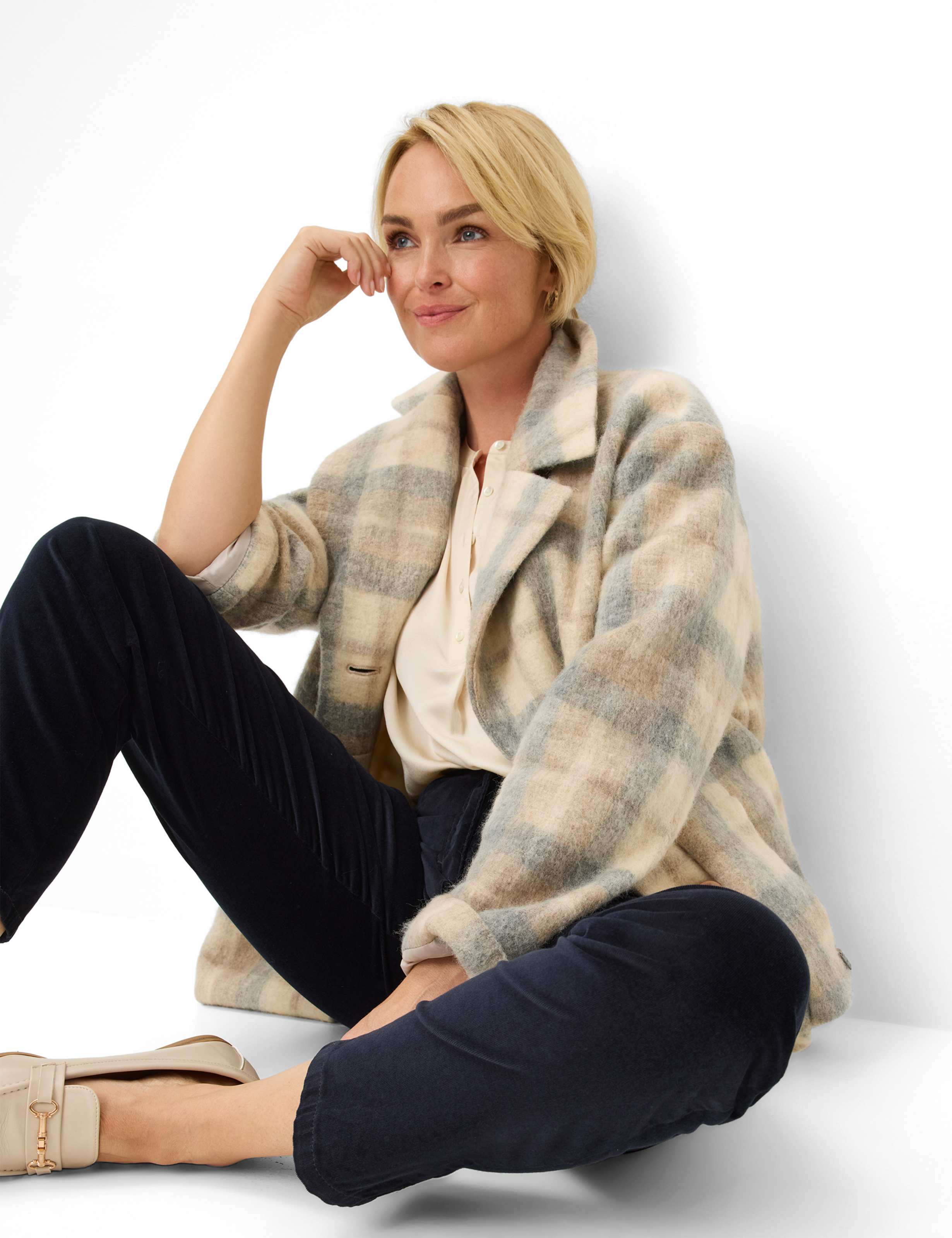Dames Style CAREN NEW Donkerblauw Comfort Plus Fit Detail 1