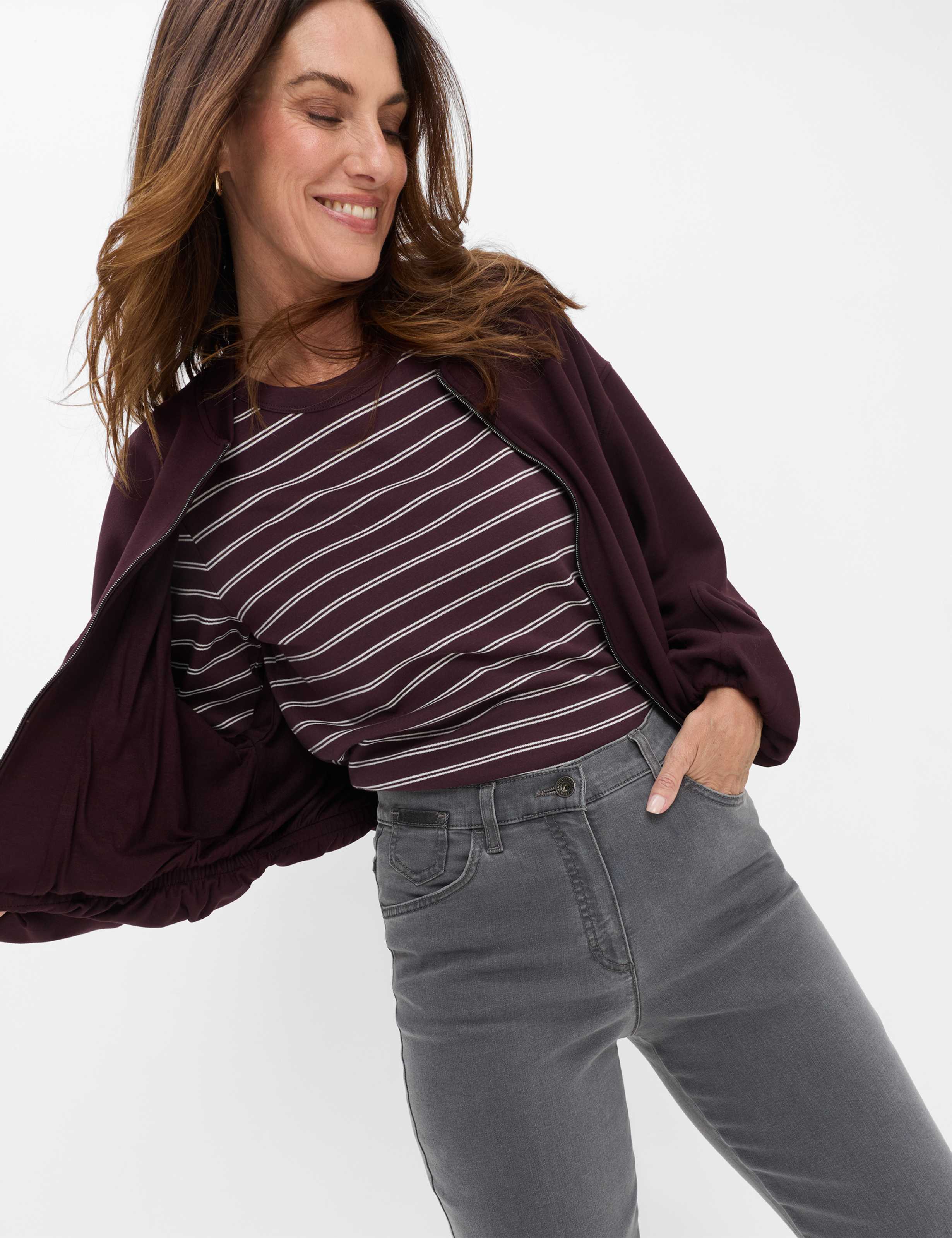 Damen Style CORRY Denim Grau  Detail 1