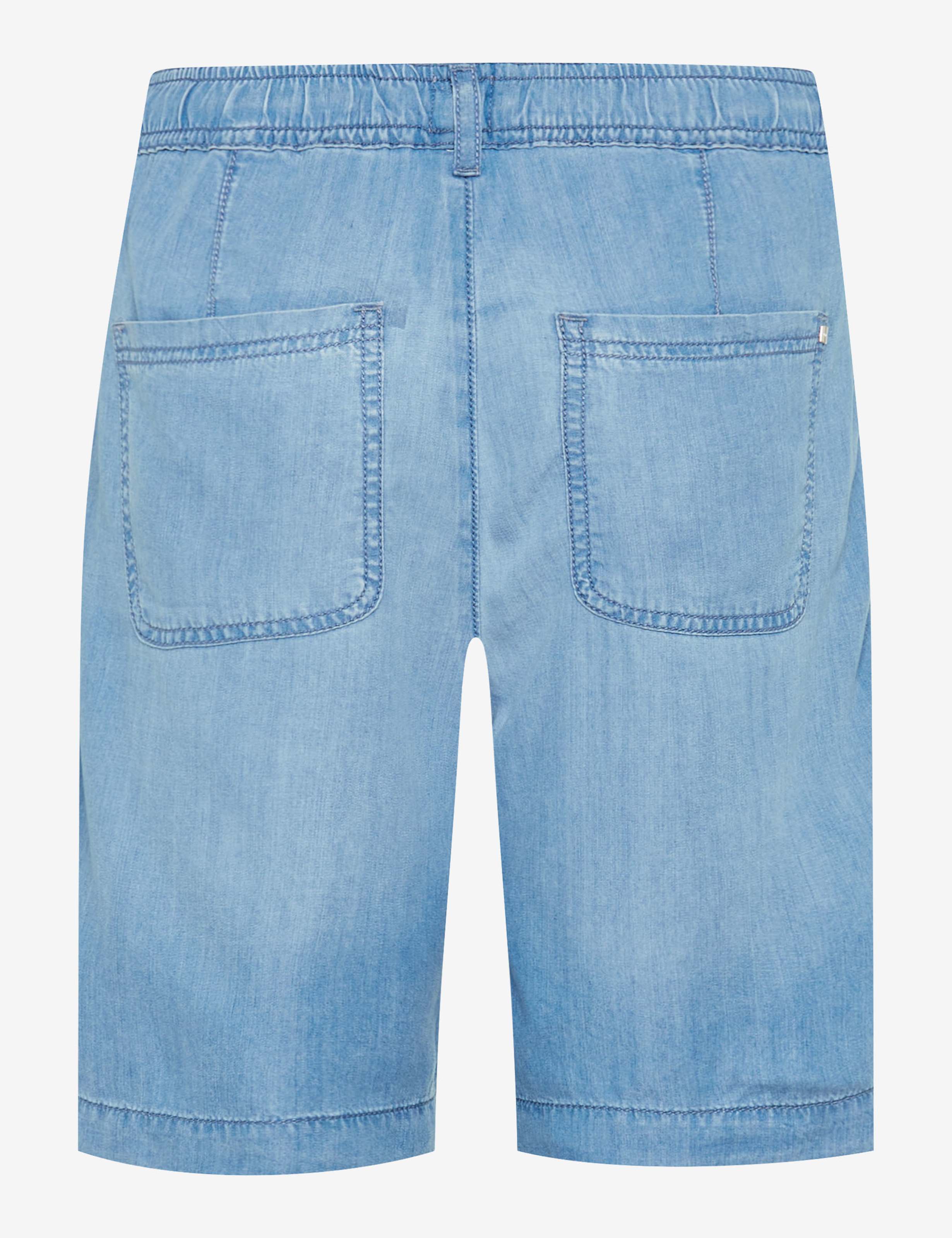 Women Style MAINE B Denim Blue Wide Leg Stand-alone rear view