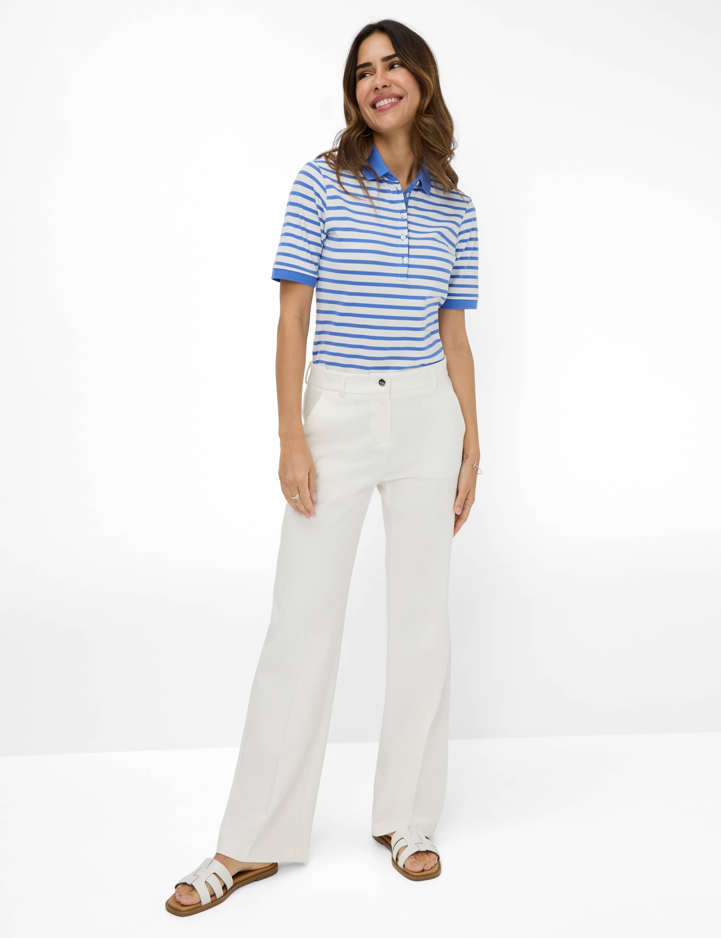 Women Style CLEO Blue  Model Outfit