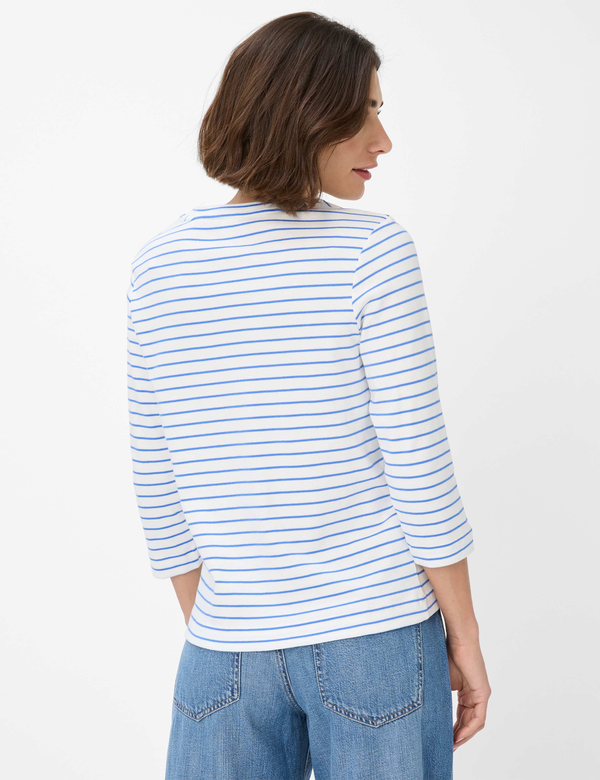 Women Style CIRA Blue  Model back