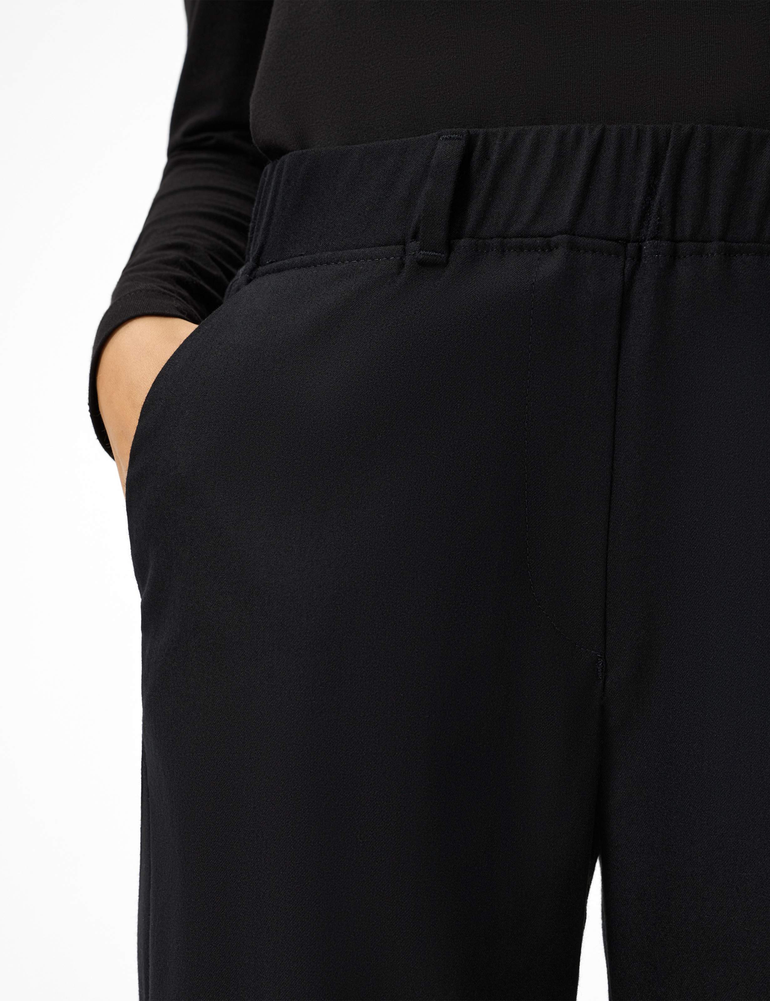 Damen Style PAM FLARED Schwarz Slim Fit Detail 2