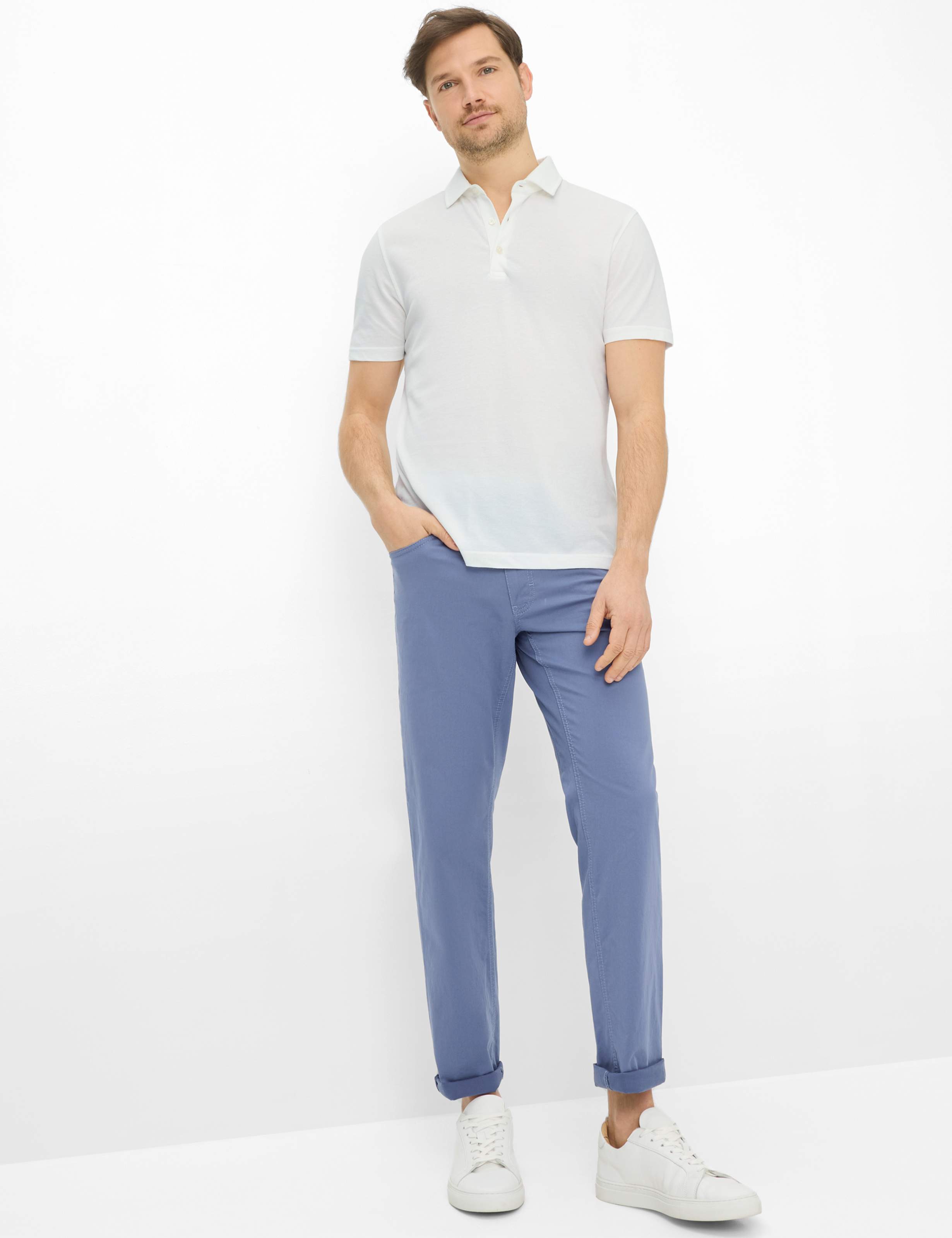 Homme Style COOPER Bleu Regular Fit Tenue du mannequin