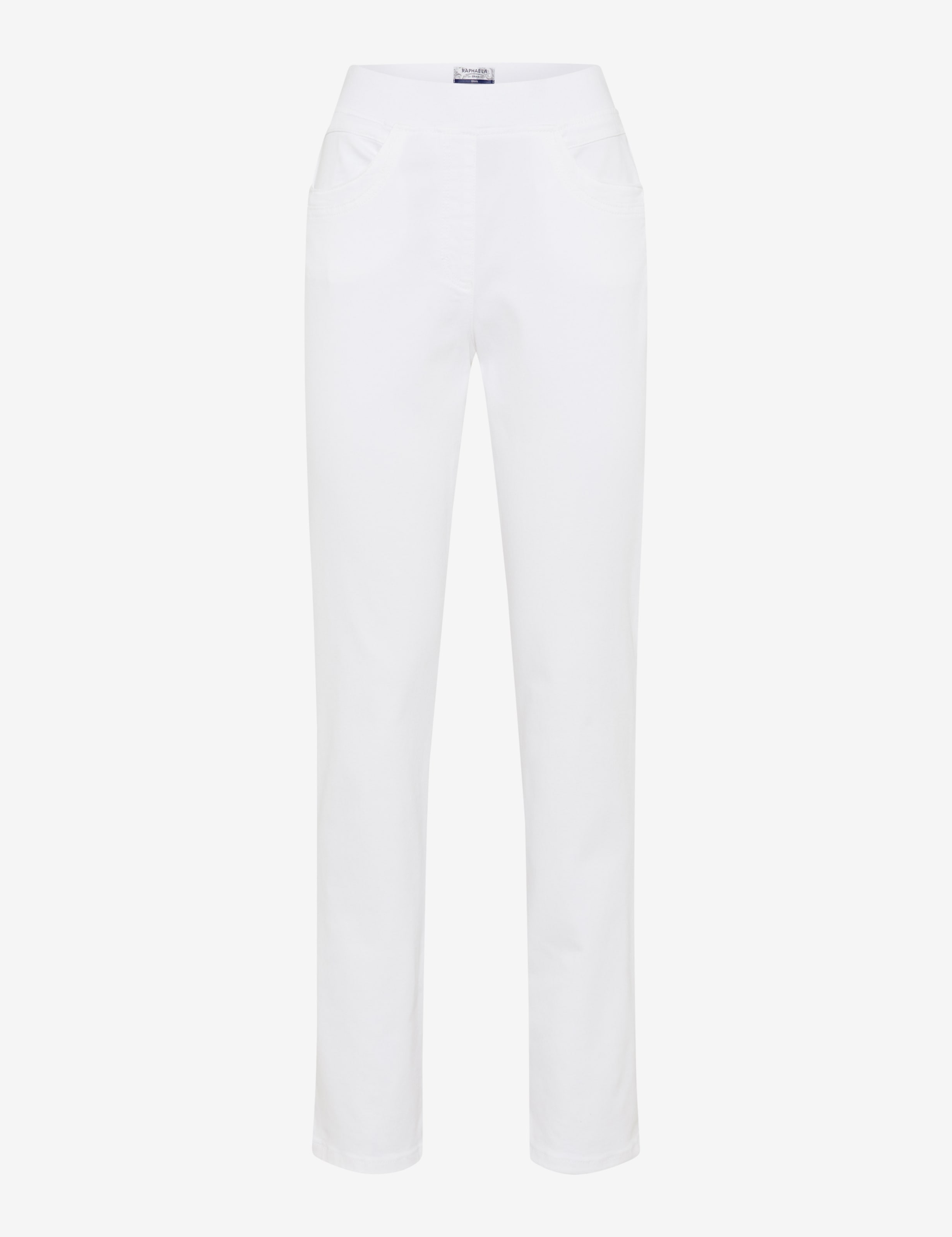 Damen Style PAMINA FUN Denim Weiß Slim Fit Freisteller Front