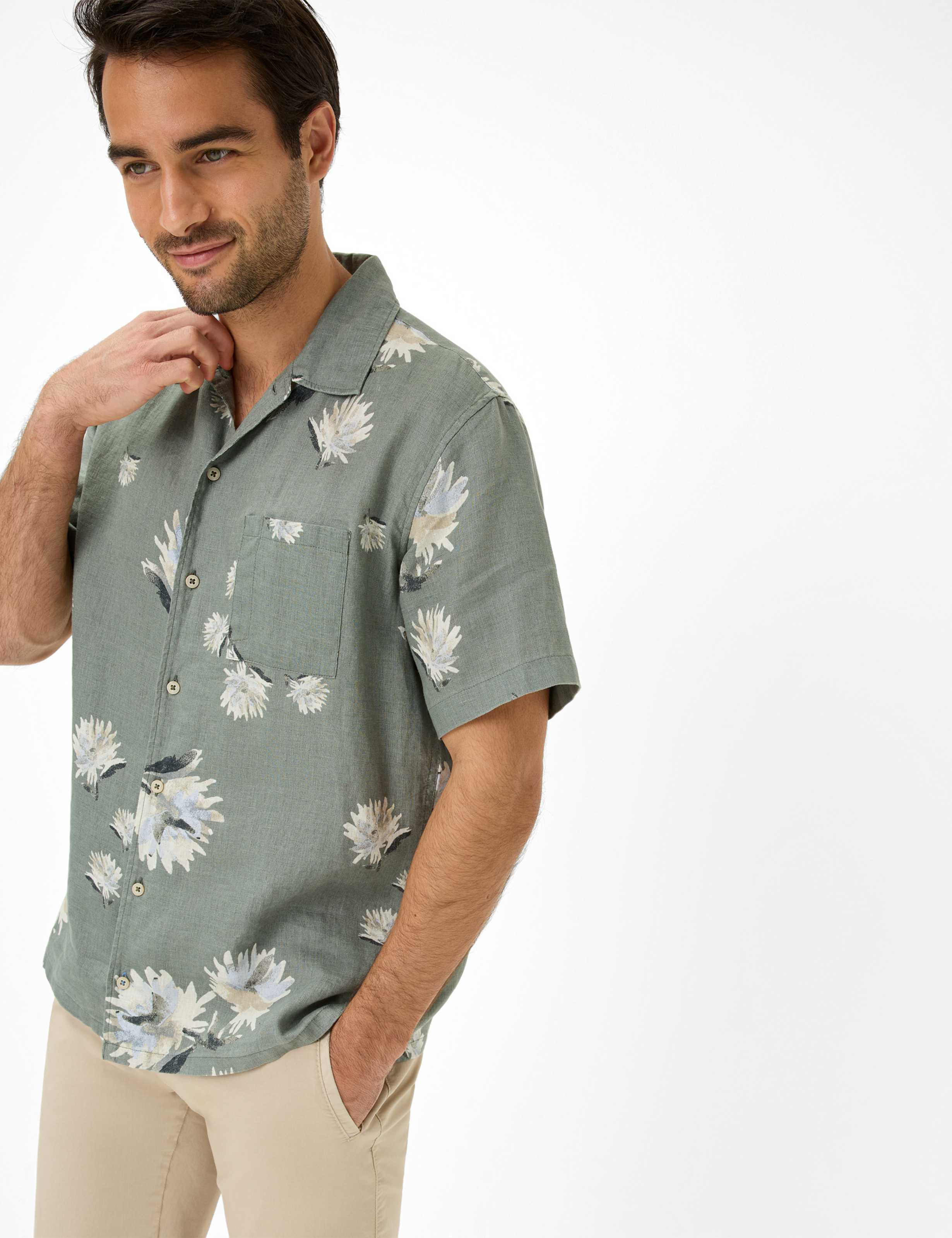 Men Style PHIL Beige Modern Fit Detail 1