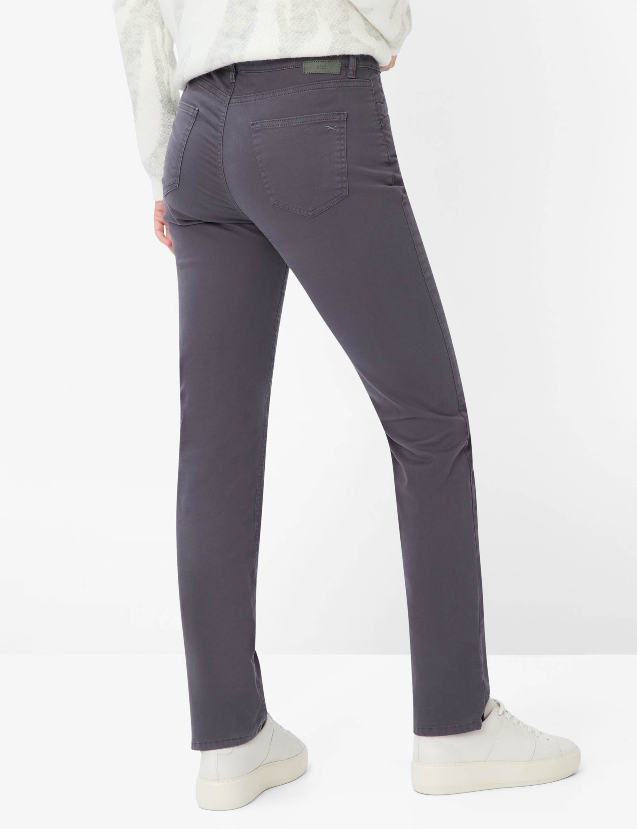 Thumbnail - Brax Damen Five-Pocket-Hose Style MARY, grau, Gr. 38K